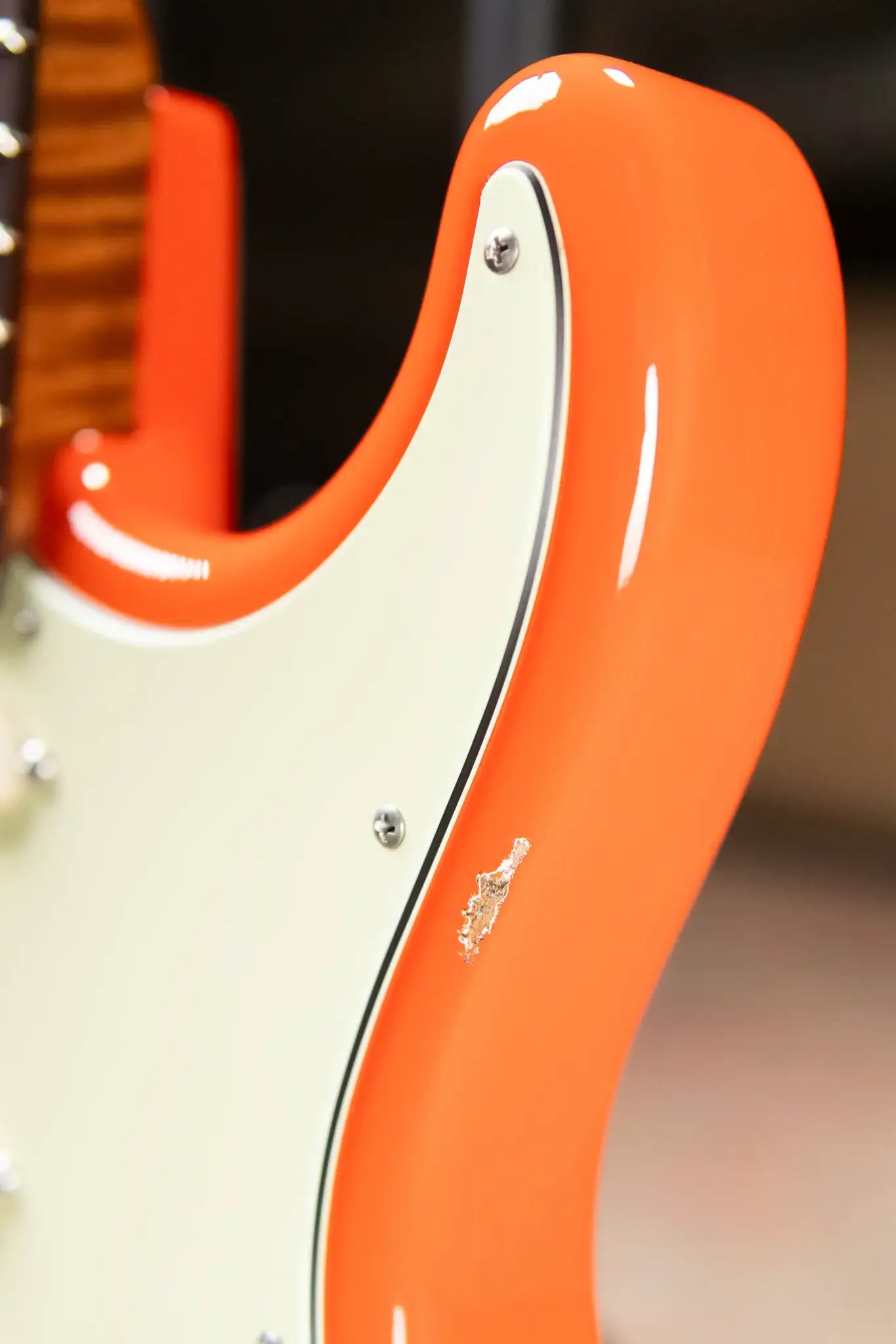 Suhr Custom Shop Classic S Antique Electric Guitar - Fiesta Orange with Hardshell Case