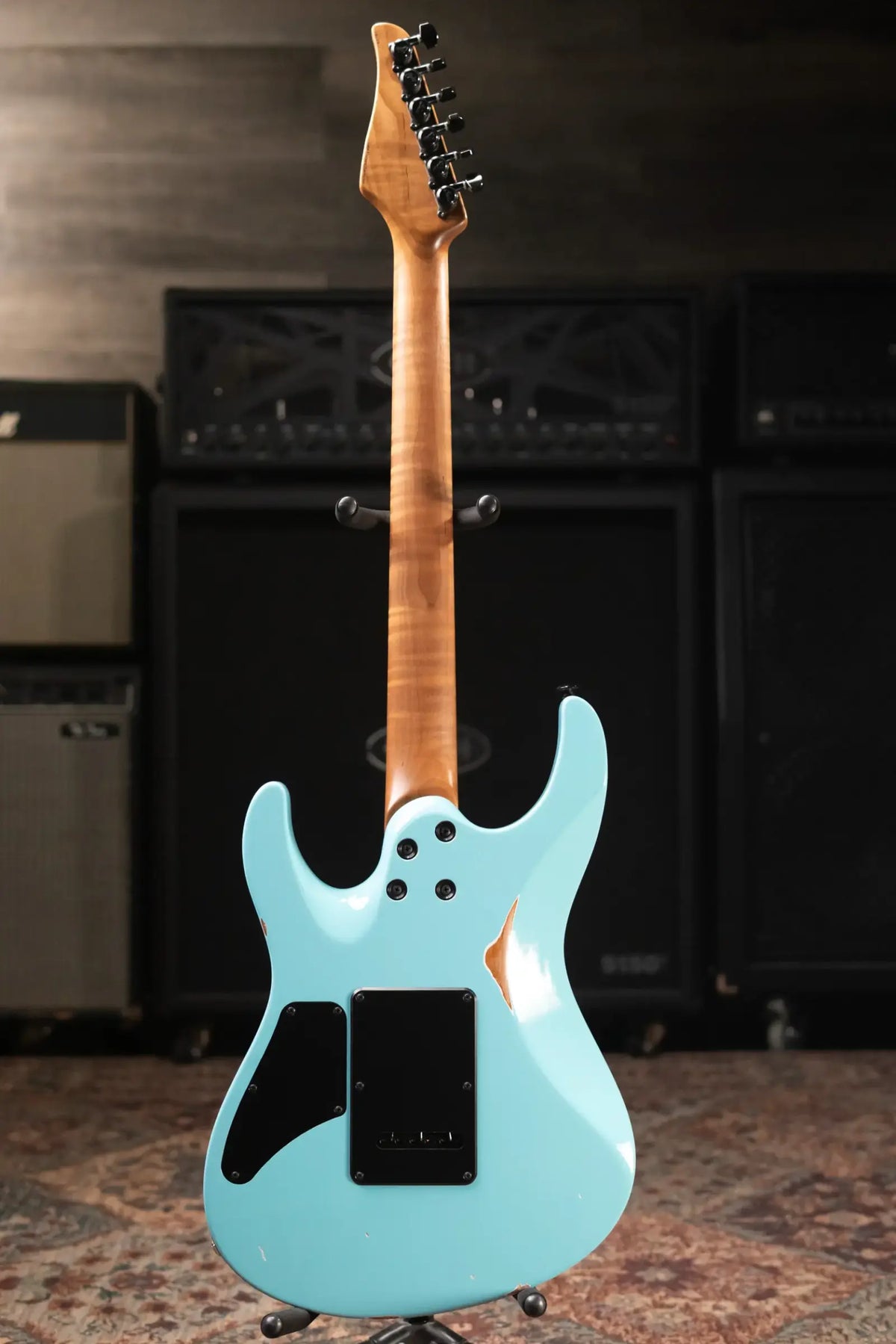Suhr Custom Shop Modern Antique Electric Guitar - Daphne Blue with Hardshell Case