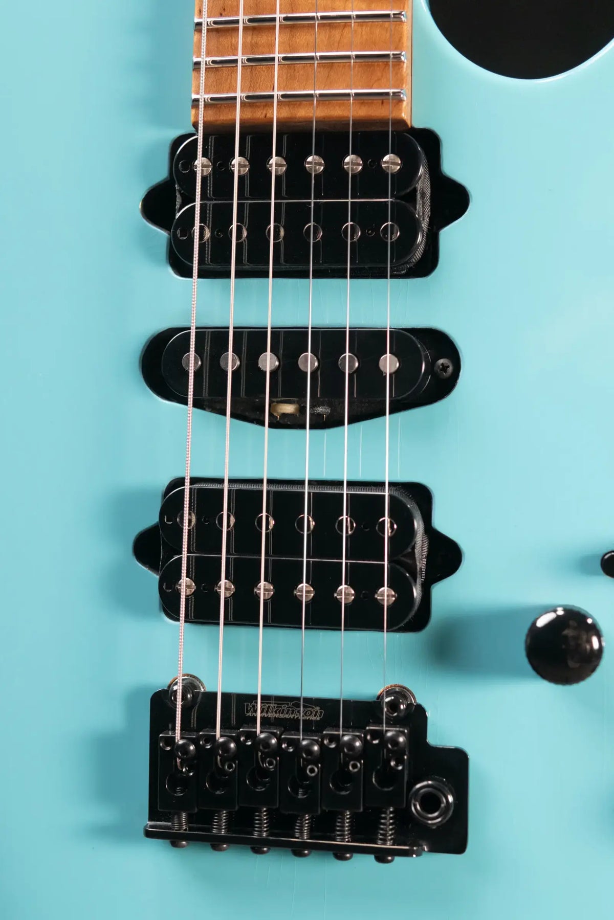 Suhr Custom Shop Modern Antique Electric Guitar - Daphne Blue with Hardshell Case