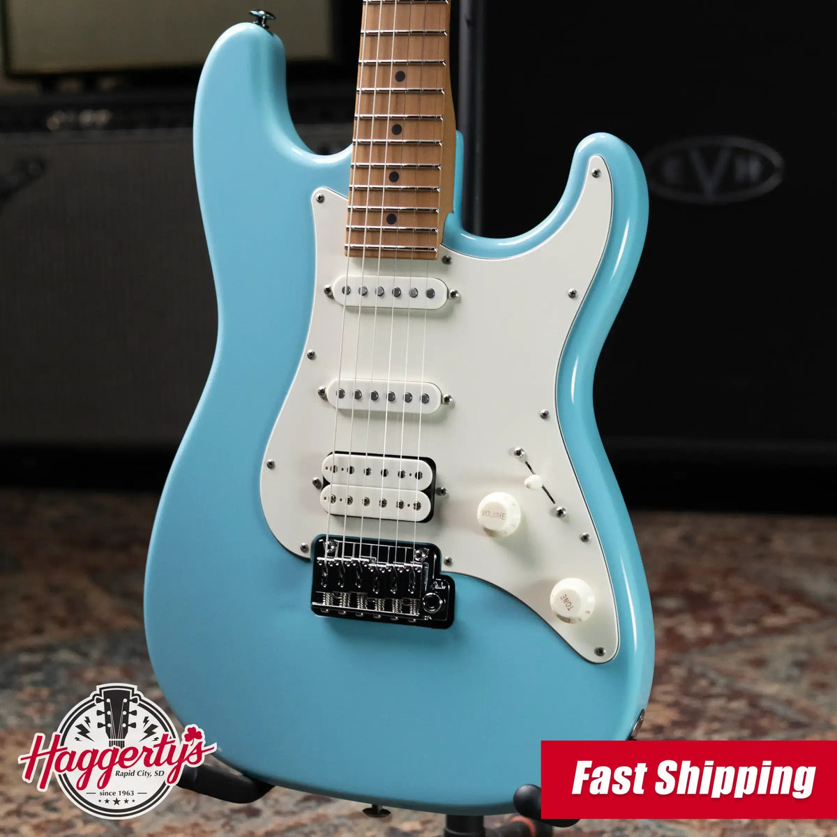 Suhr Limited Edition Classic S Antique Neoteric HSS Electric Guitar - Roasted Maple with Gig Bag