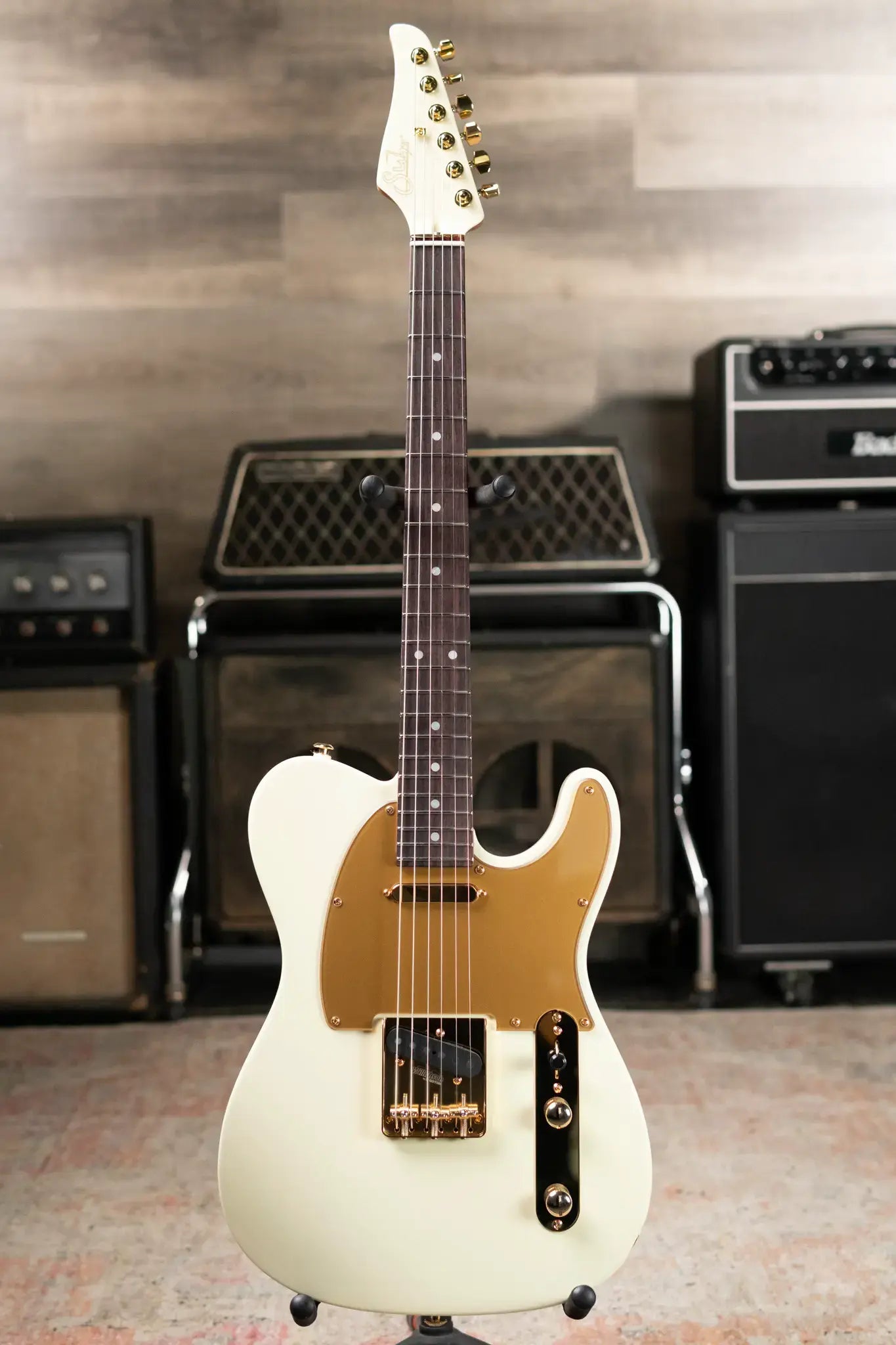 Suhr Mateus Asato Signature Series Classic T Electric Guitar - MA White with Hardshell Case