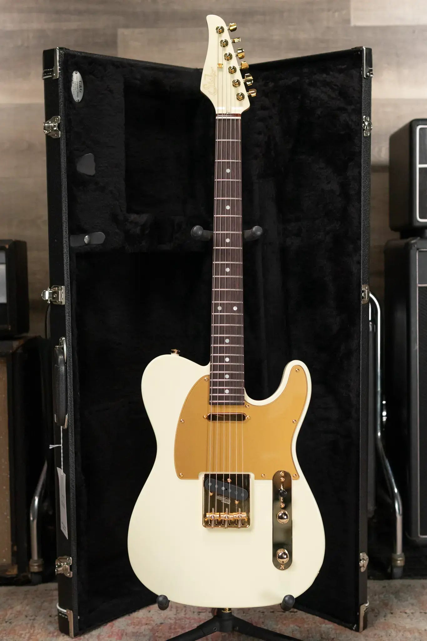 Suhr Mateus Asato Signature Series Classic T Electric Guitar - MA White with Hardshell Case