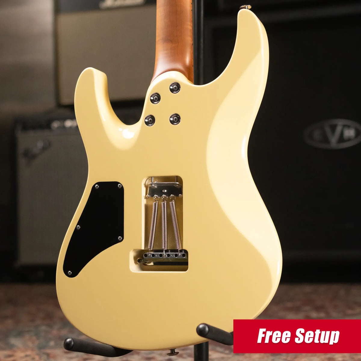 Suhr Modern Antique LE Electric Guitar - Vintage Yellow with Hardshell Case - Demo