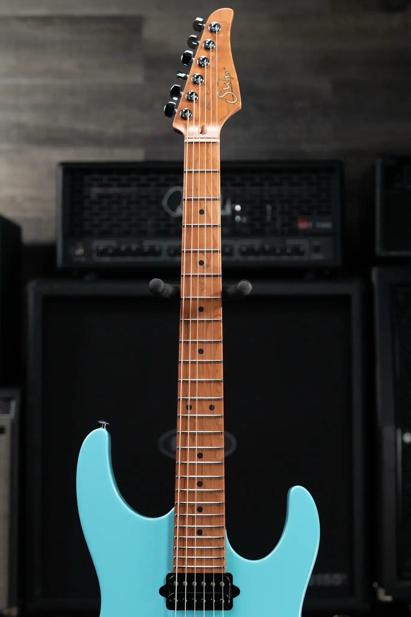 Suhr Modern Antique Limited Edition Electric Guitar - Daphne Blue with Hardshell Case