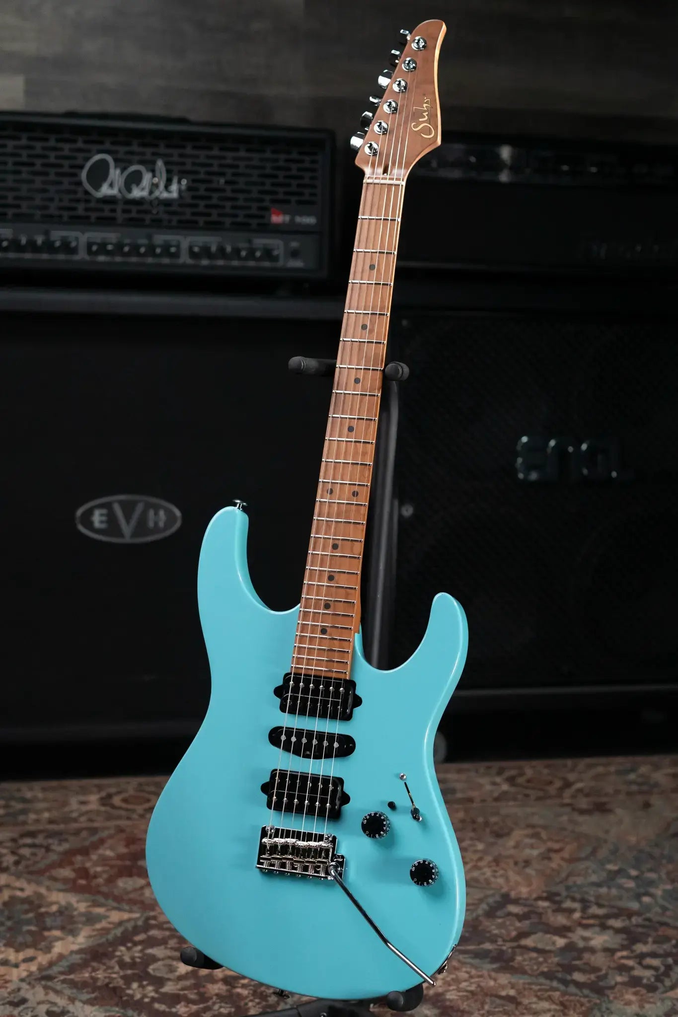 Suhr Modern Antique Limited Edition Electric Guitar - Daphne Blue with Hardshell Case