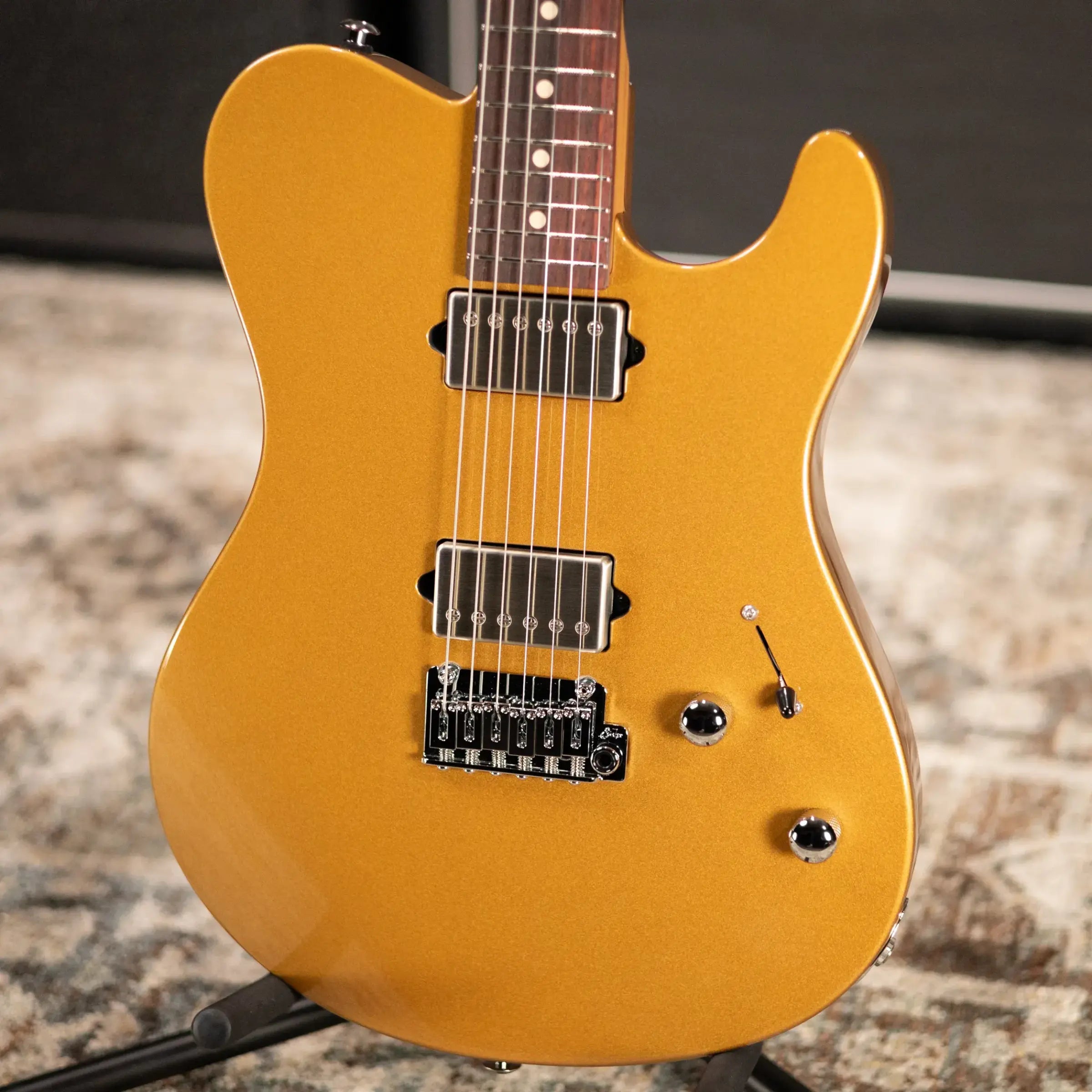 Suhr Oso Short Scale Electric Guitar - Rose Gold with Softshell Gig Bag
