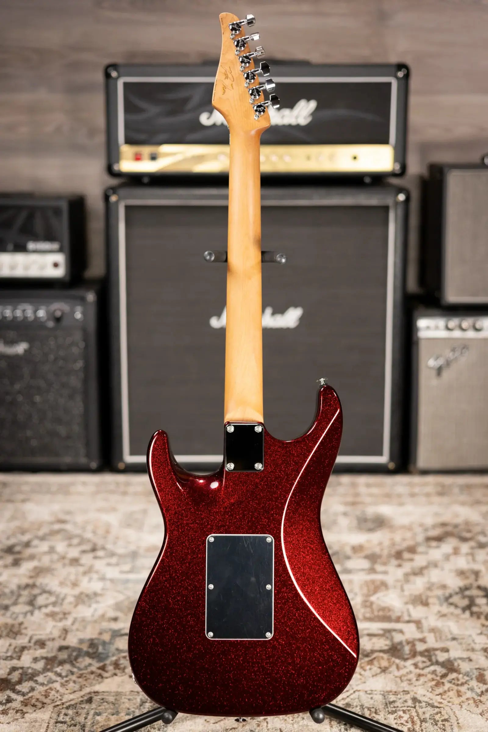 Suhr Pete Thorn Custom HSS Electric Guitar - Red Sparkle