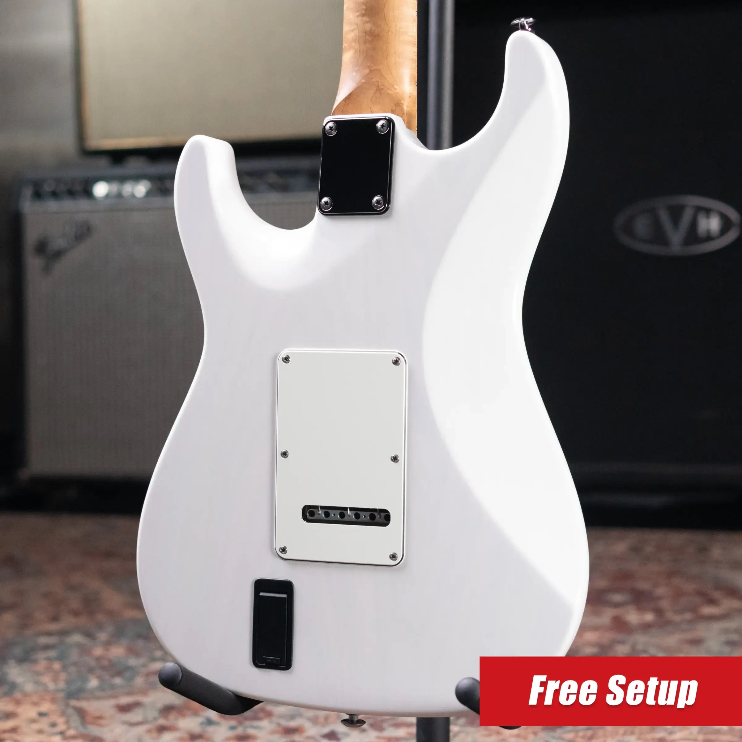 Suhr Pete Thorn Signature Traditional 90 Electric Guitar - Trans White with Gig Bag