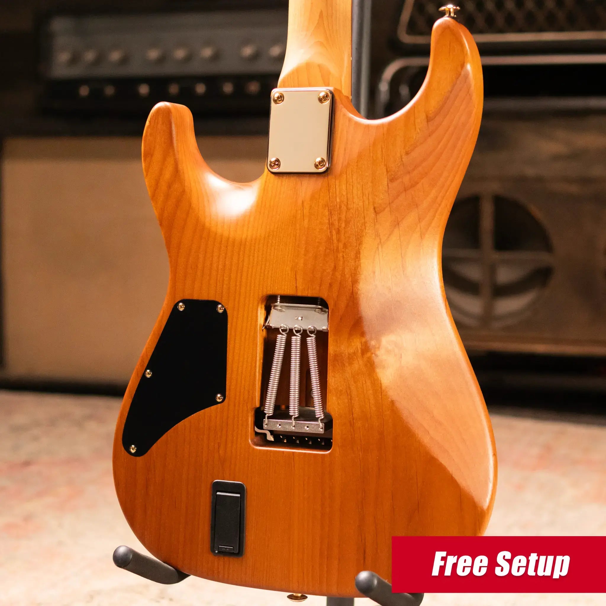 Suhr Reb Beach Signature Series Standard II Electric Guitar - Koa Top with Softshell Gig Bag