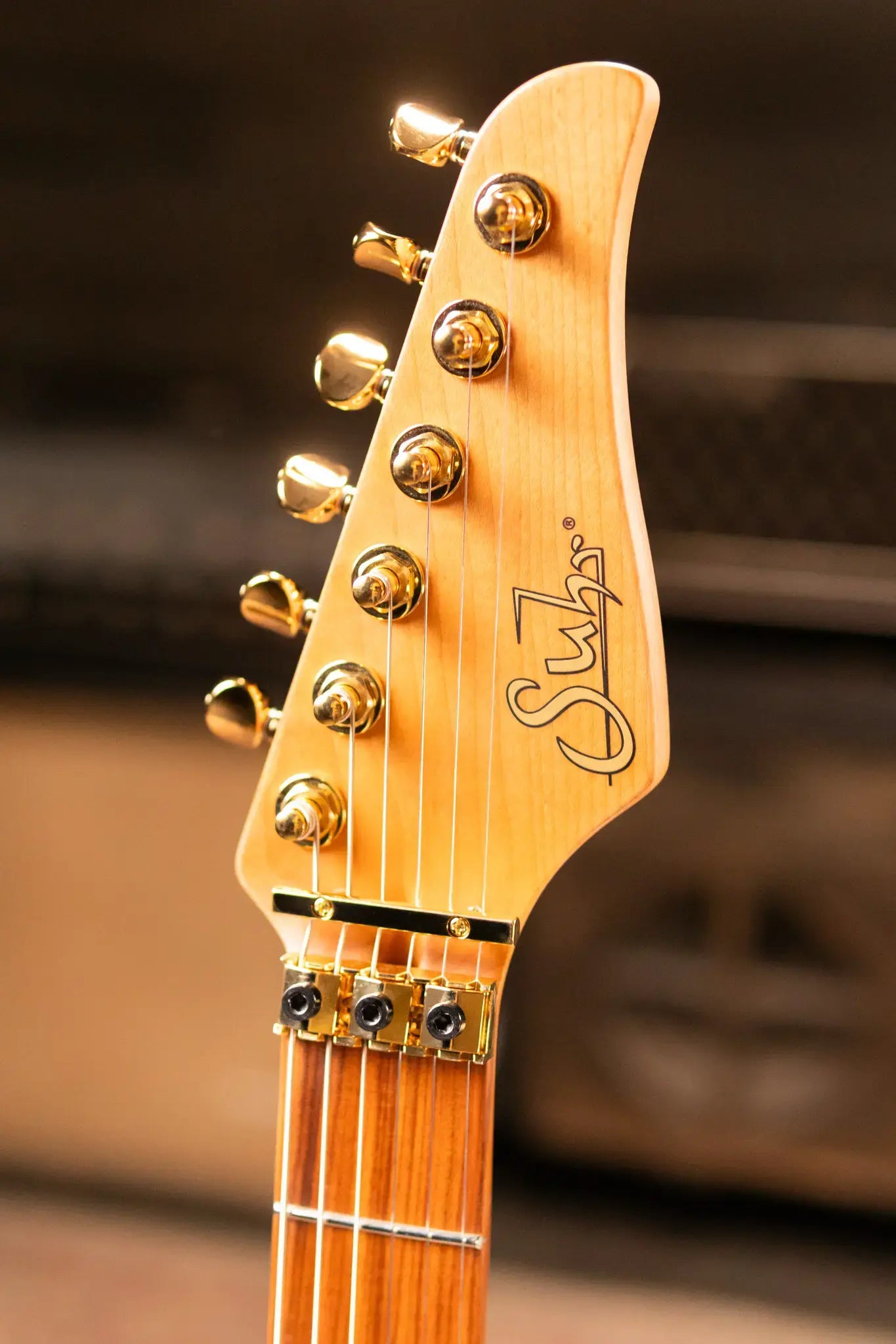 Suhr Reb Beach Signature Series Standard II Electric Guitar - Koa Top with Softshell Gig Bag