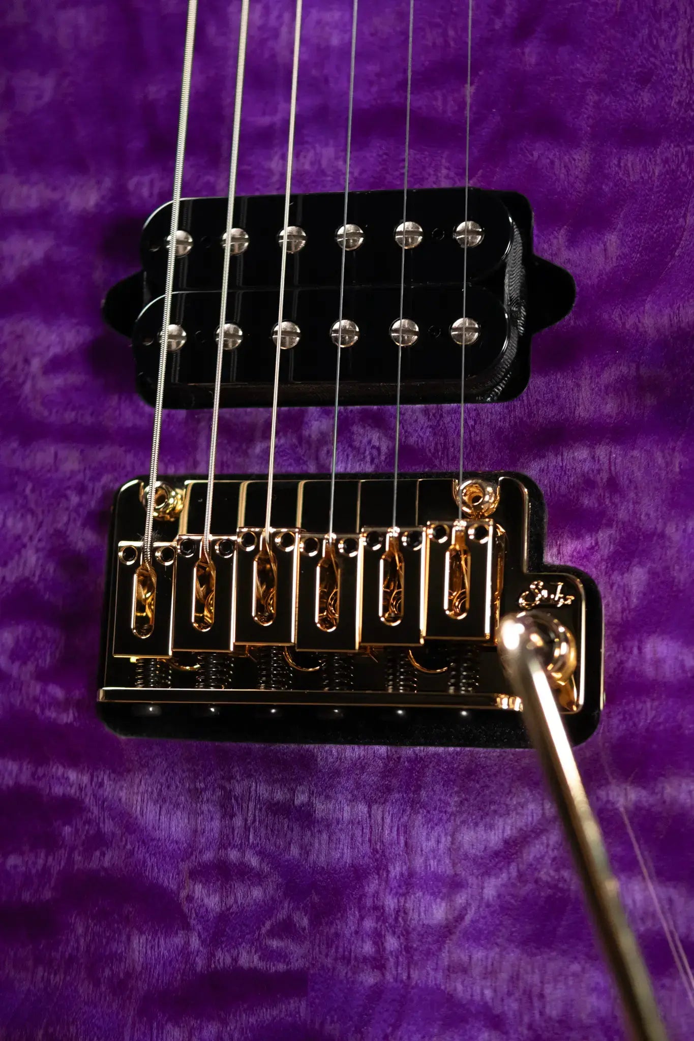 Suhr Standard Thin Burst Limited Edition Electric Guitar - Trans Purple with Gig Bag