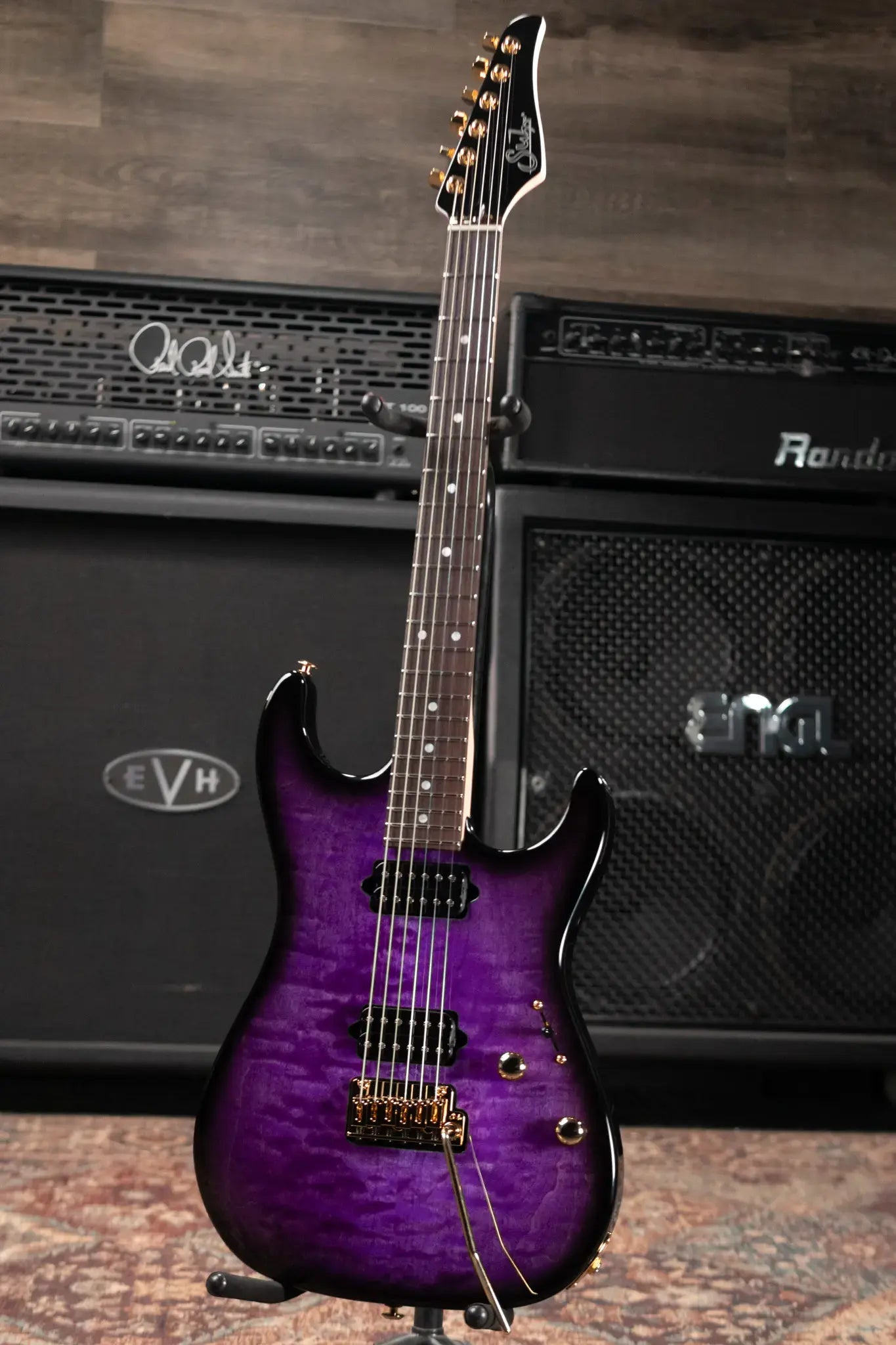 Suhr Standard Thin Burst Limited Edition Electric Guitar - Trans Purple with Gig Bag