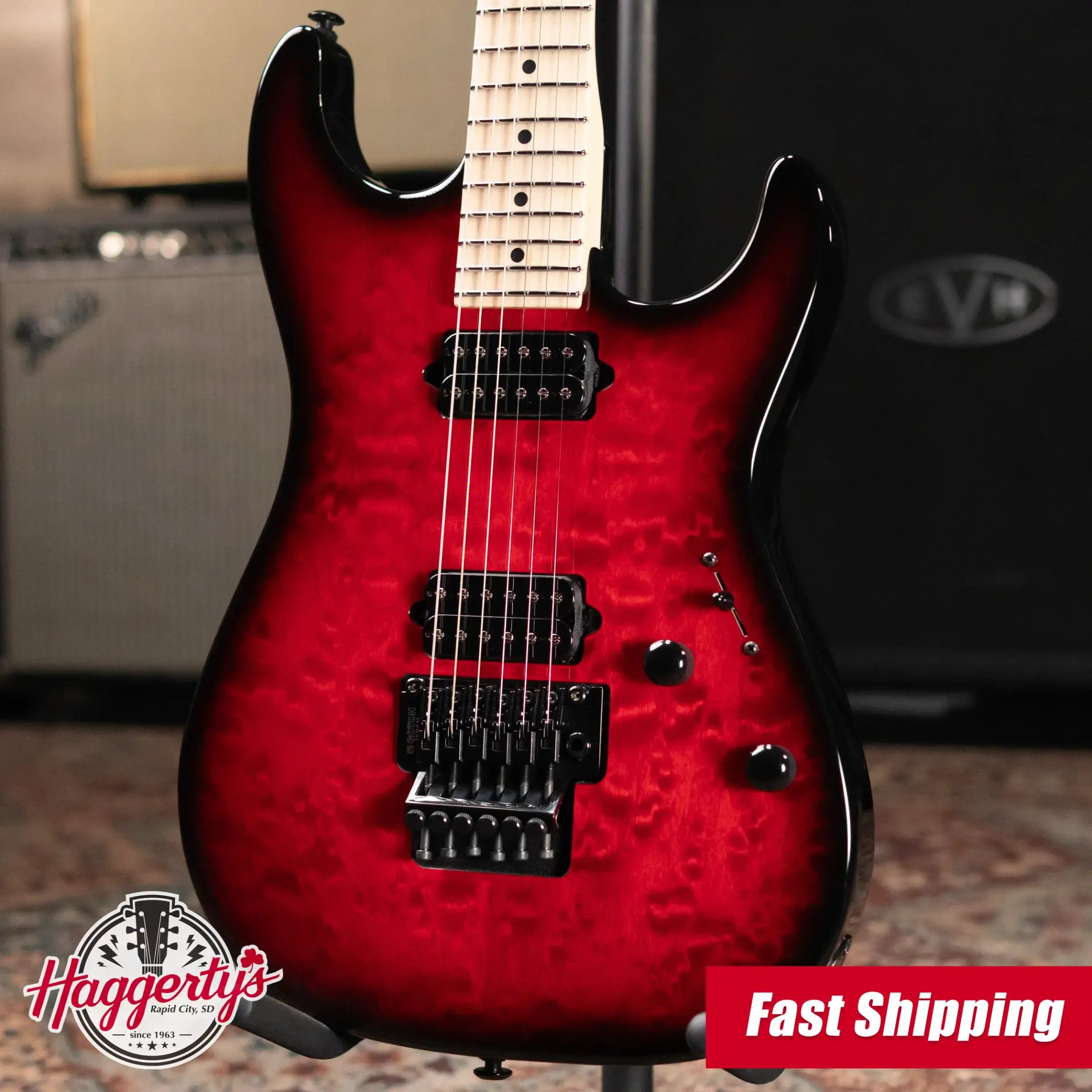 Suhr Standard Thin Burst Limited Edition Electric Guitar - Trans Red Thin Burst with Gig Bag