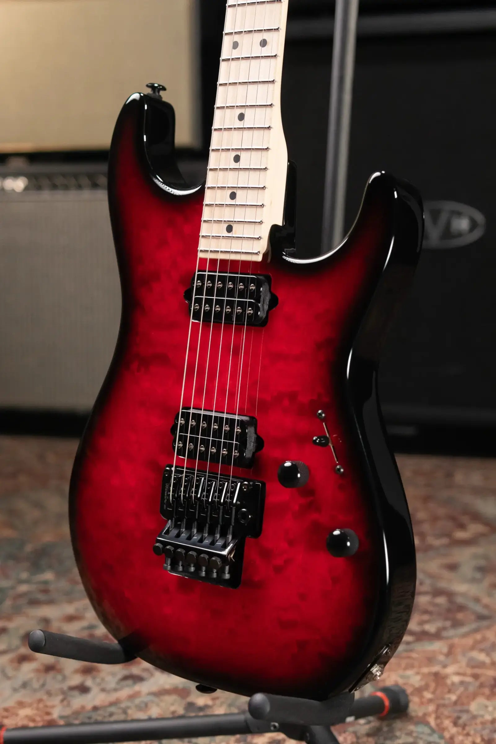 Suhr Standard Thin Burst Limited Edition Electric Guitar - Trans Red Thin Burst with Gig Bag