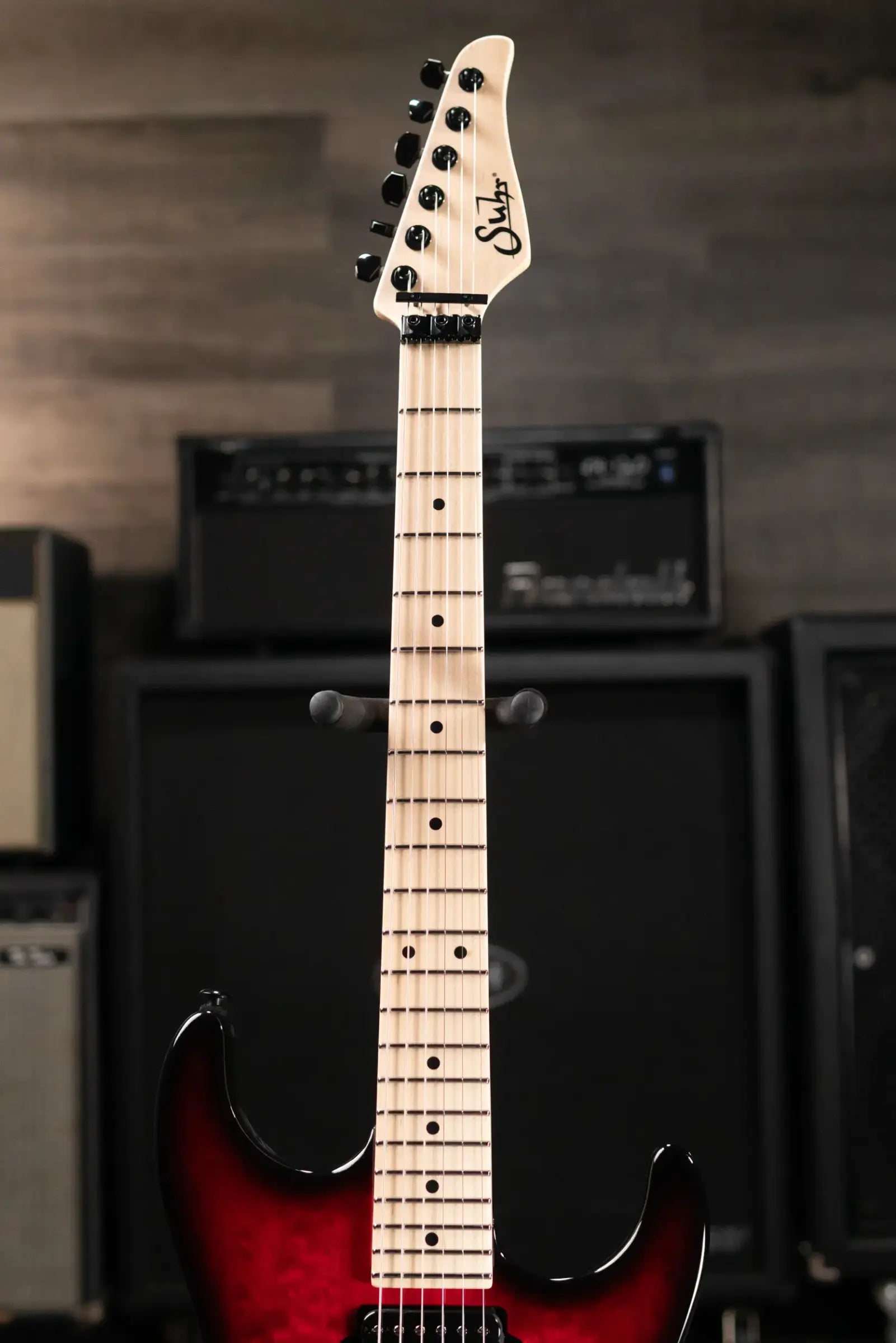 Suhr Standard Thin Burst Limited Edition Electric Guitar - Trans Red Thin Burst with Gig Bag