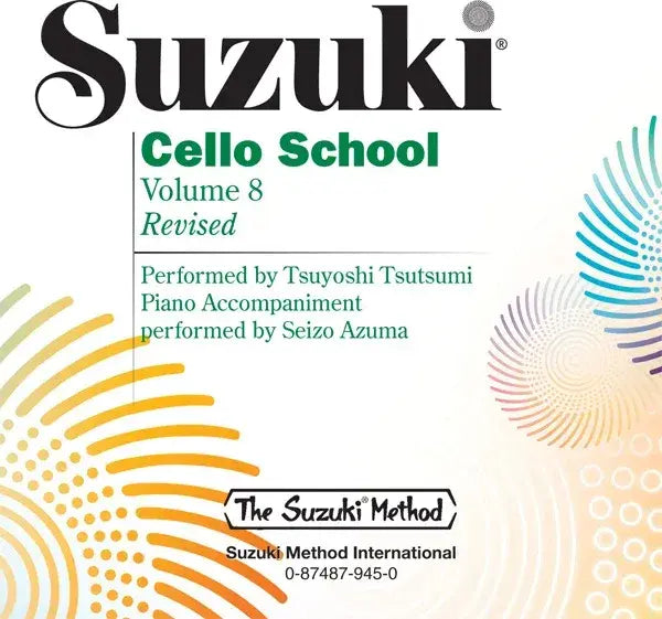 Suzuki Cello School Volume 8 Revised CD