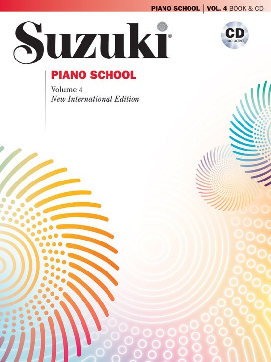 Suzuki Piano School New International Edition Piano Book and CD Volume 4