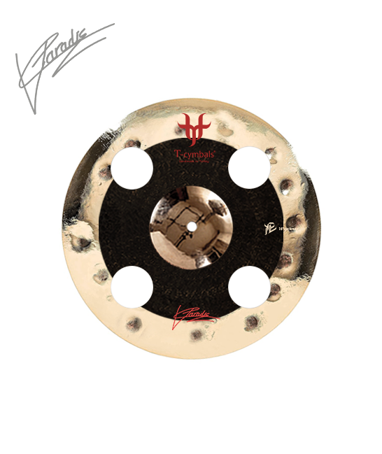 T-Cymbals 16" Kevin Paradis Cyclone Crash Cymbal