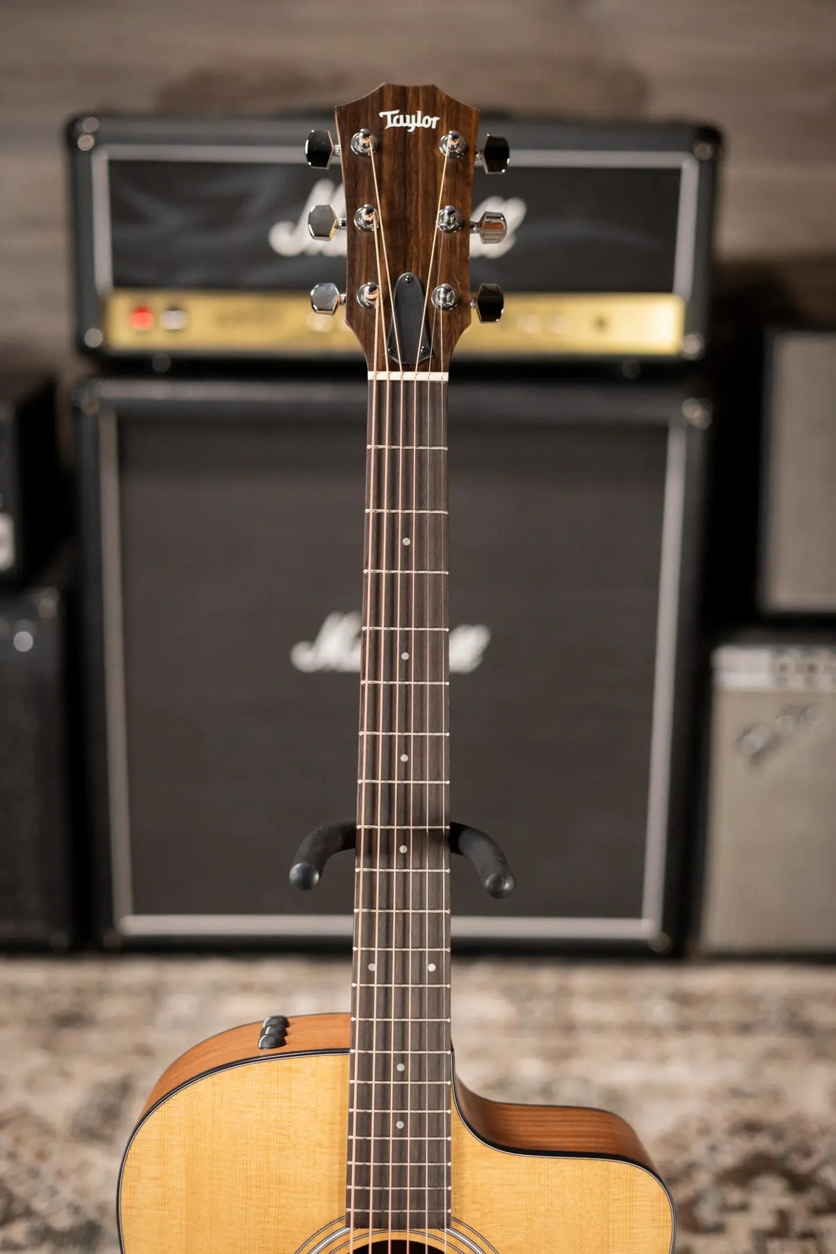 Taylor 110ce Dreadnought Acoustic/Electric Guitar - Solid Torrefield Spruce with Gig Bag - Factory Demo