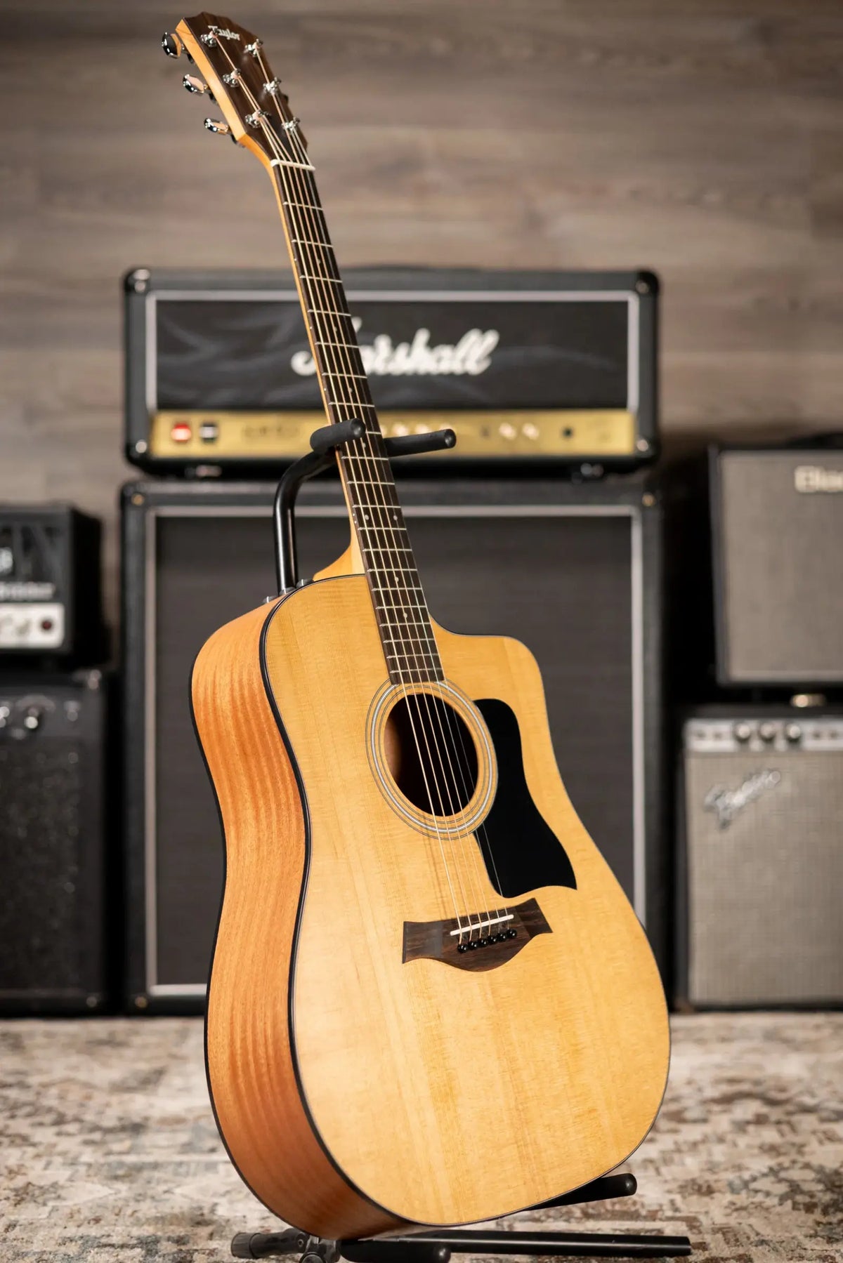 Taylor 110ce Dreadnought Acoustic/Electric Guitar - Solid Torrefield Spruce with Gig Bag - Factory Demo