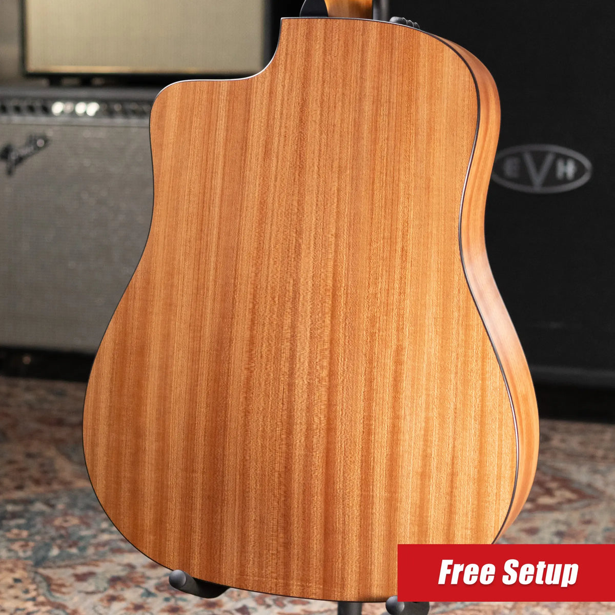 Taylor 110ce Dreadnought Acoustic/Electric Guitar - Solid Torrefield Spruce with Gig Bag
