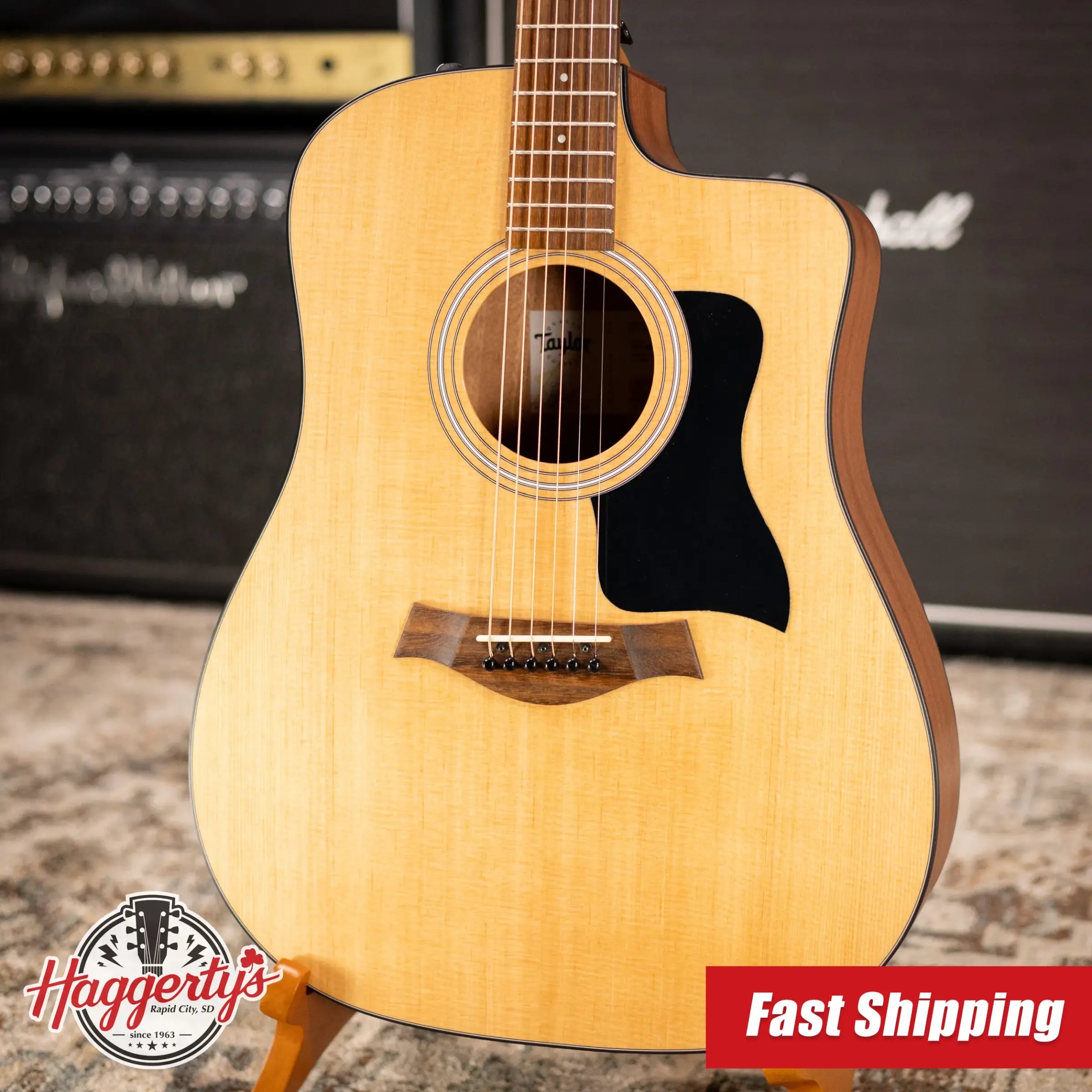 Taylor 110ce Dreadnought Acoustic/Electric Guitar with Gig Bag