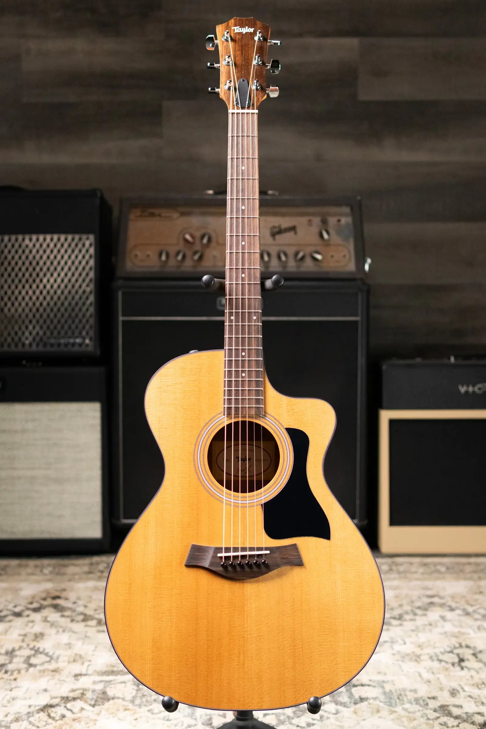 Taylor 112ce Grand Concert Acoustic/Electric Guitar - Sapele with Gig Bag