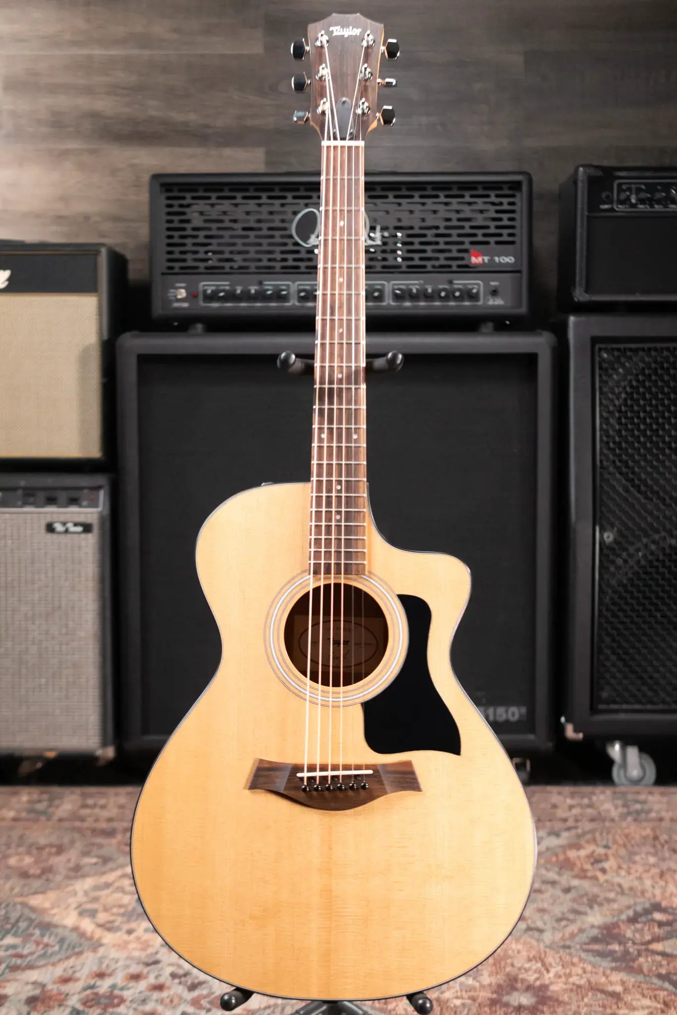 Taylor 112ce Grand Concert Acoustic/Electric Guitar with Gig Bag