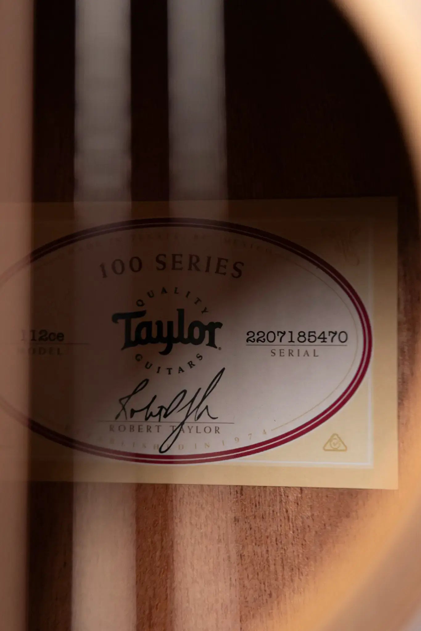 Taylor 112ce Grand Concert Acoustic/Electric Guitar with Gig Bag