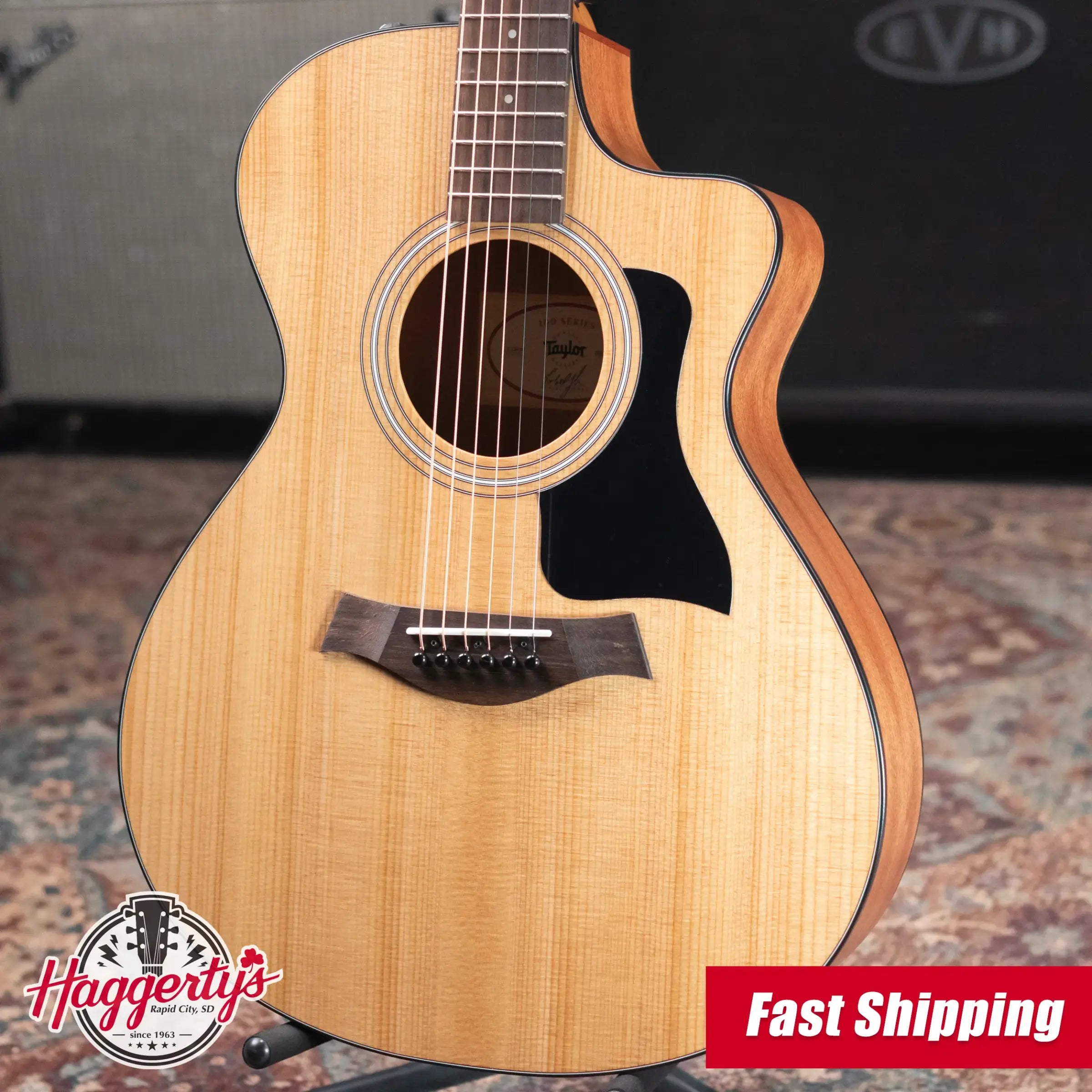 Taylor 112ce Grand Concert Acoustic/Electric Guitar with Gig Bag