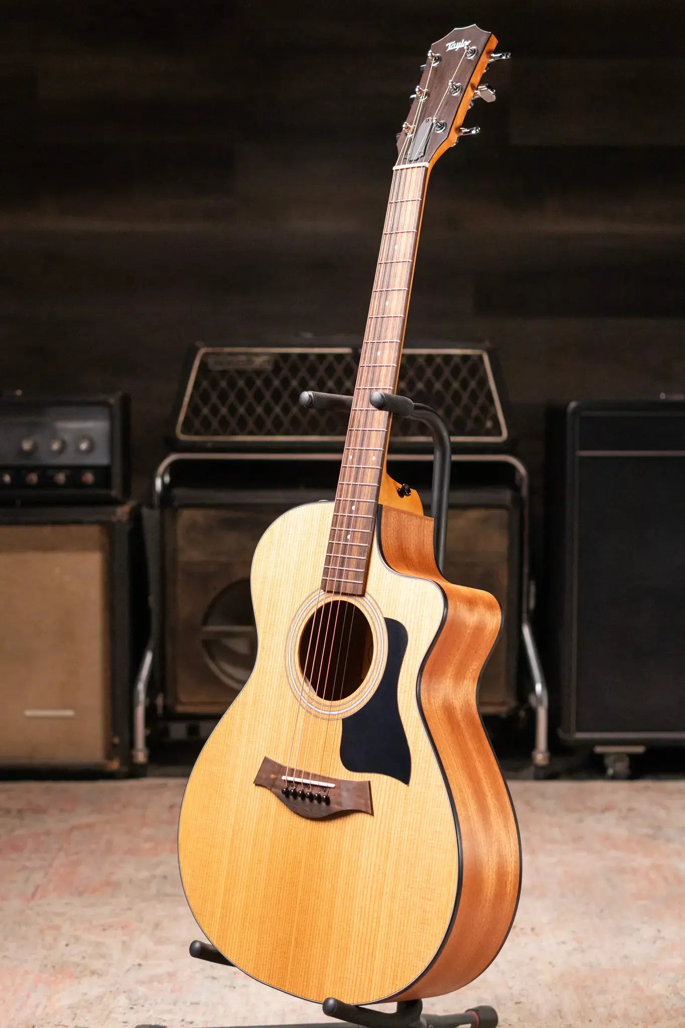 Taylor 112ce Grand Concert Acoustic/Electric Guitar with Gig Bag