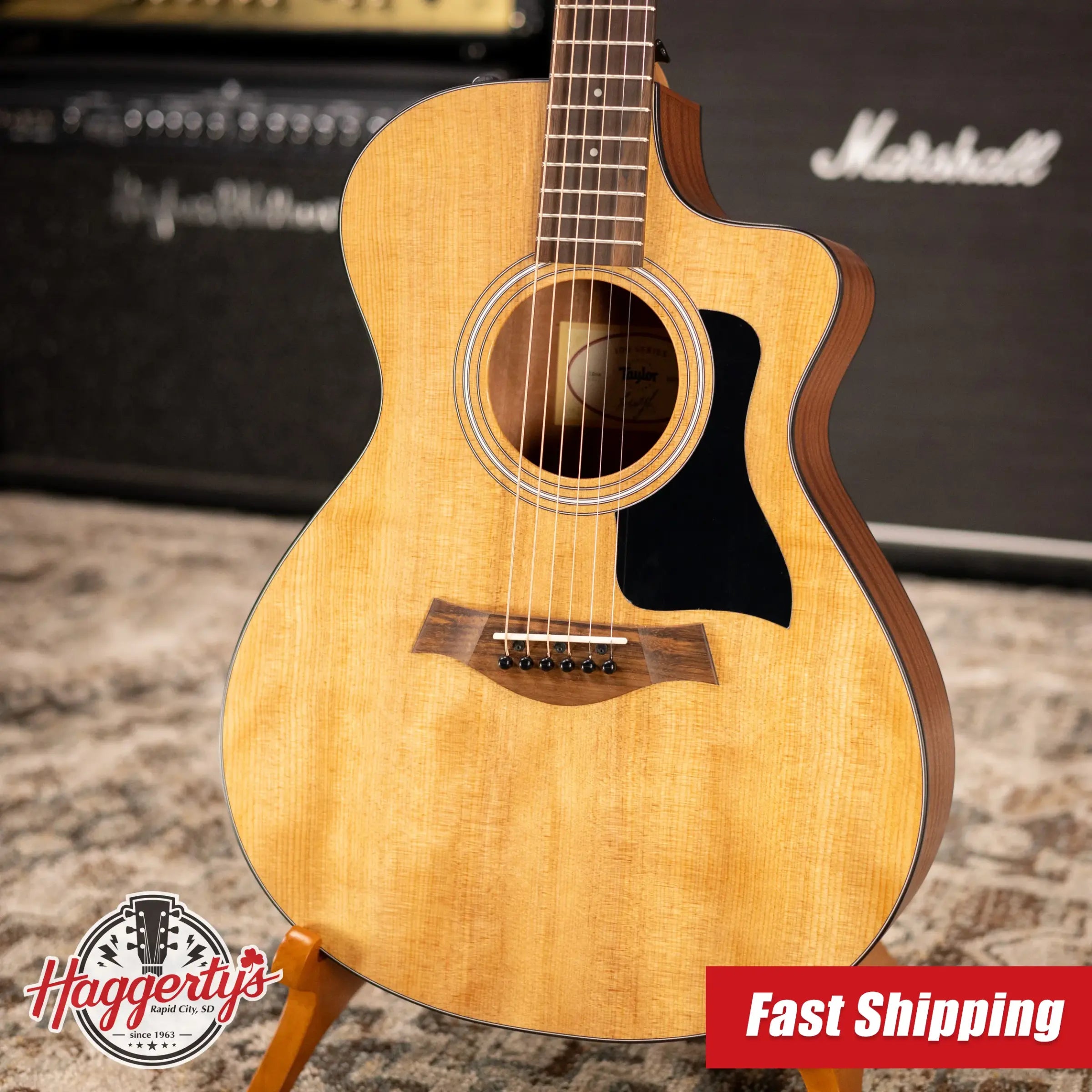 Taylor 112ce Grand Concert Acoustic/Electric Guitar with Gig Bag