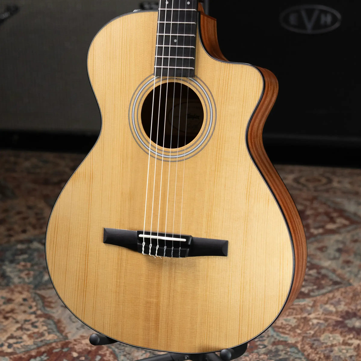 Taylor 112ce-N Nylon Grand Concert Acoustic/Electric Guitar with Gig Bag