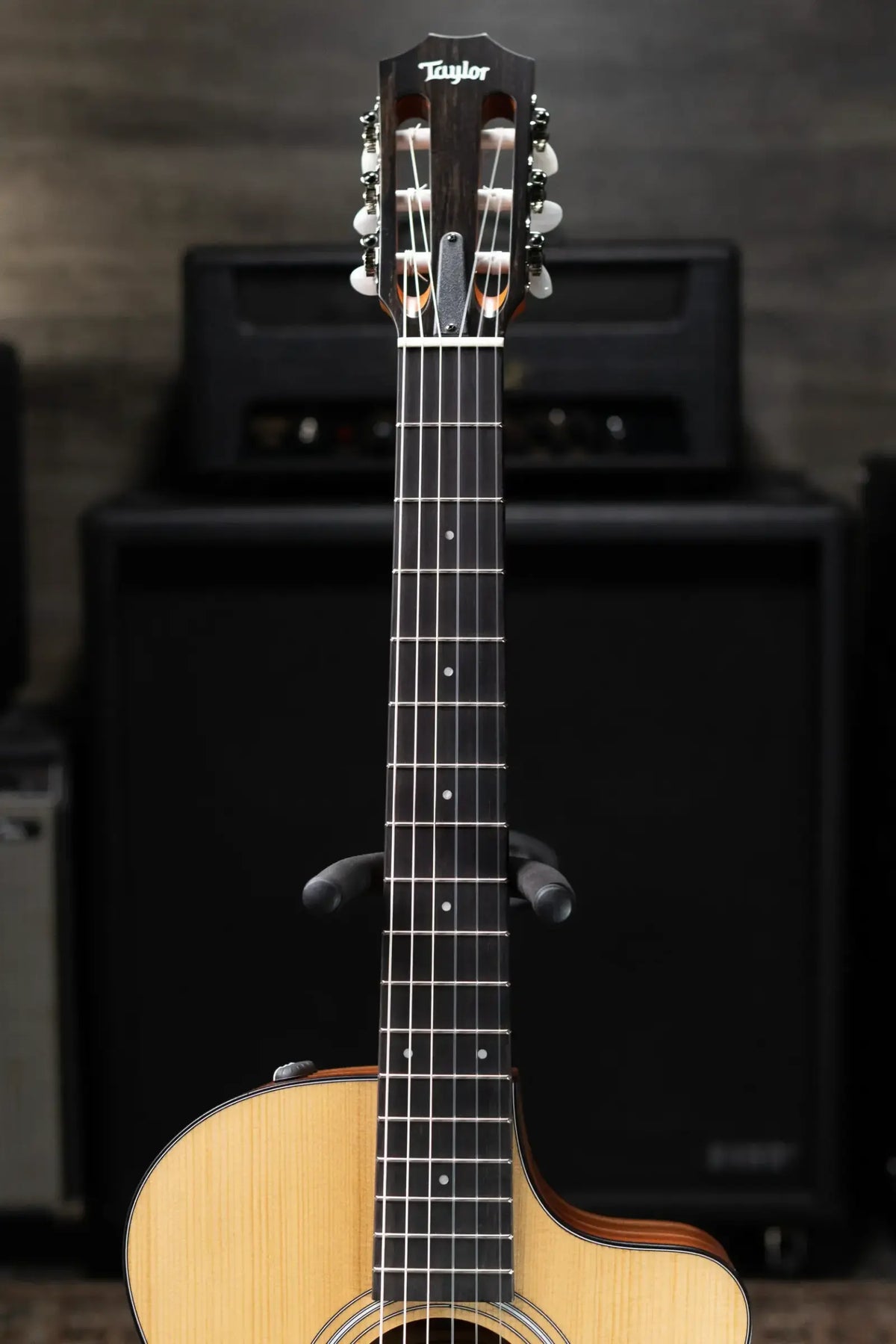 Taylor 112ce-N Nylon Grand Concert Acoustic/Electric Guitar with Gig Bag