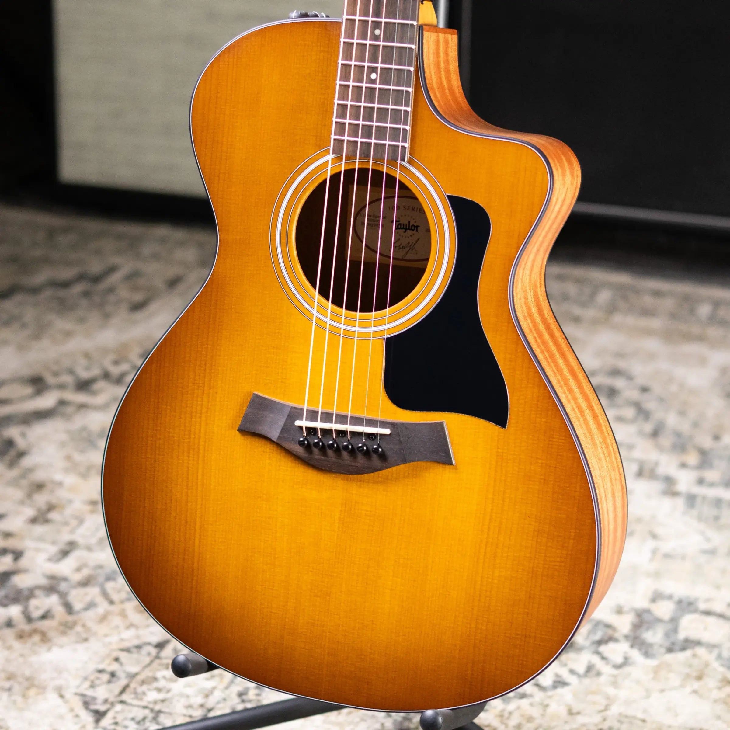 Taylor 112ce Special Edition Grand Concert Acoustic/Electric Guitar - Honeyburst with Gig Bag