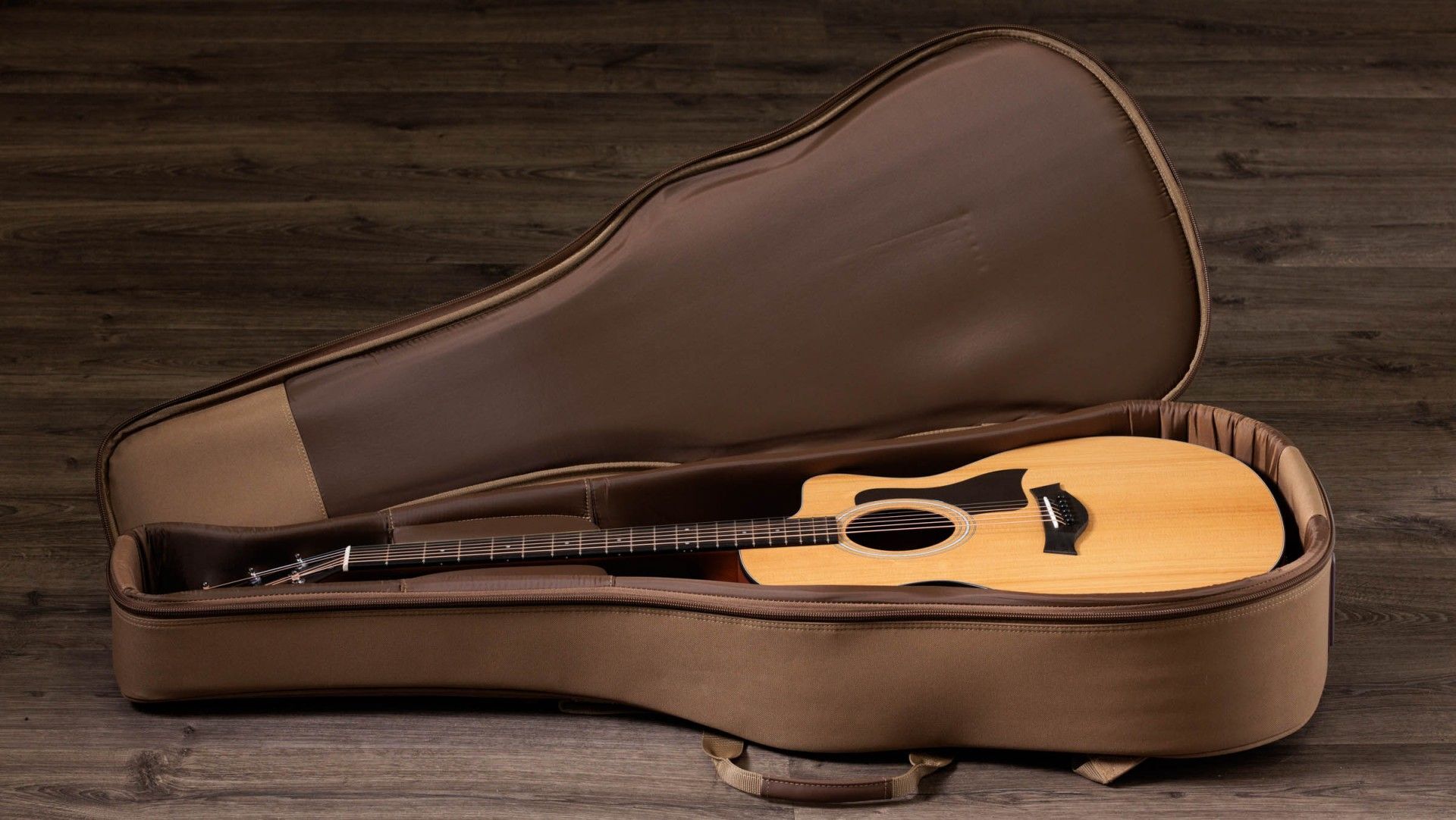 Taylor 114ce Acoustic-Electric Guitar with Structured Gig Bag