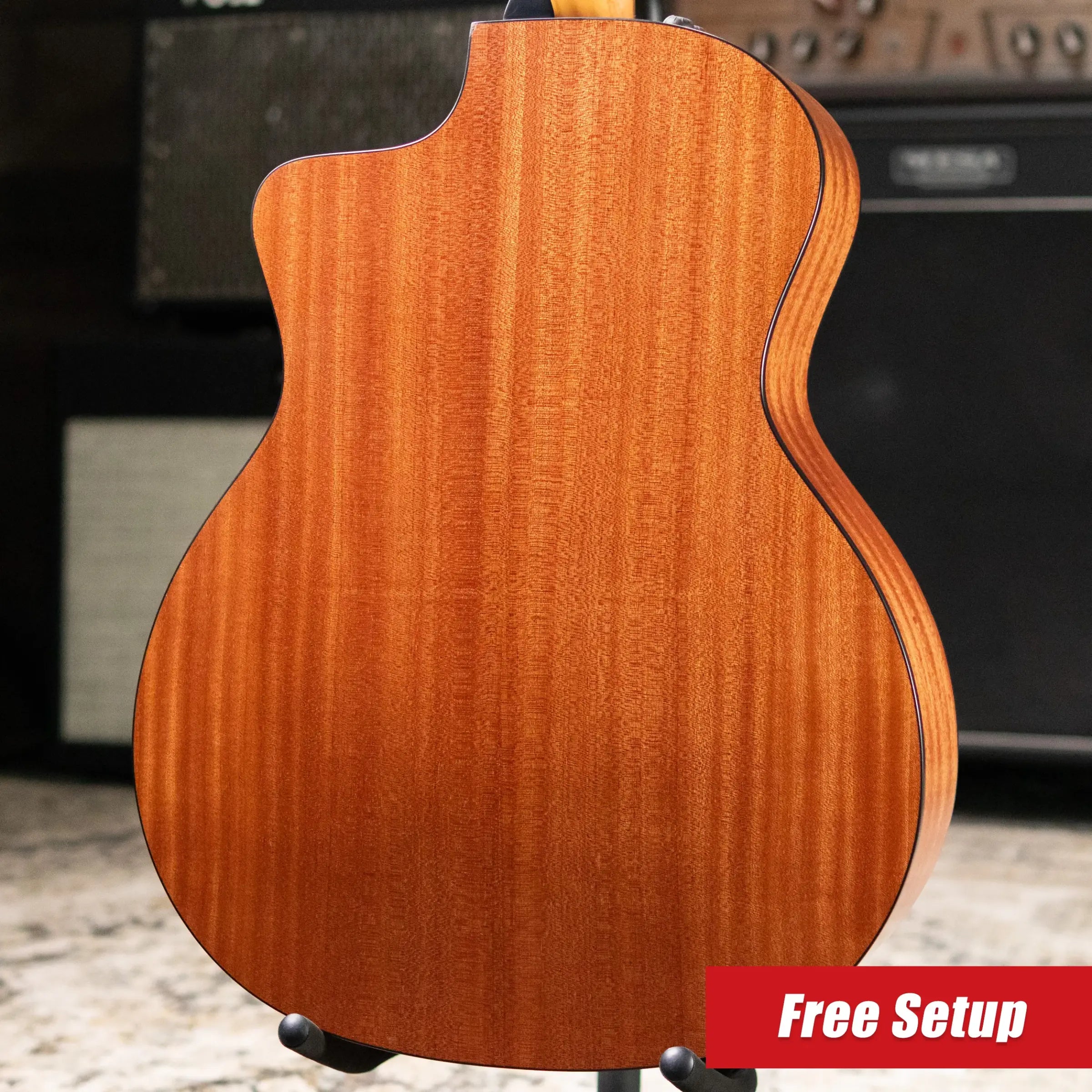 Taylor 114ce Grand Auditorium Acoustic/Electric Guitar - Sapele with Gig Bag - Demo