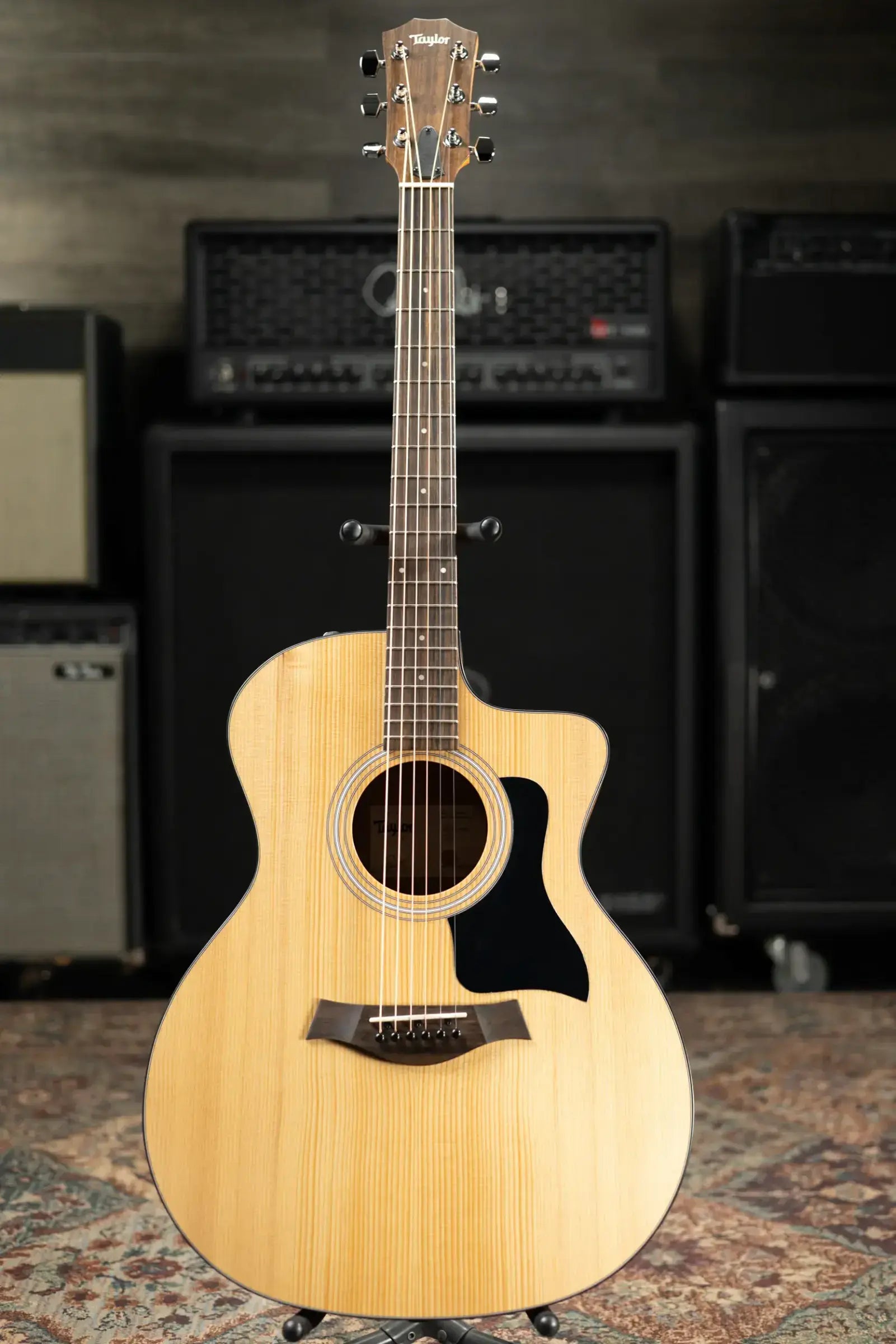 Taylor 114ce Grand Auditorium Acoustic-Electric Guitar with Structured Gig Bag