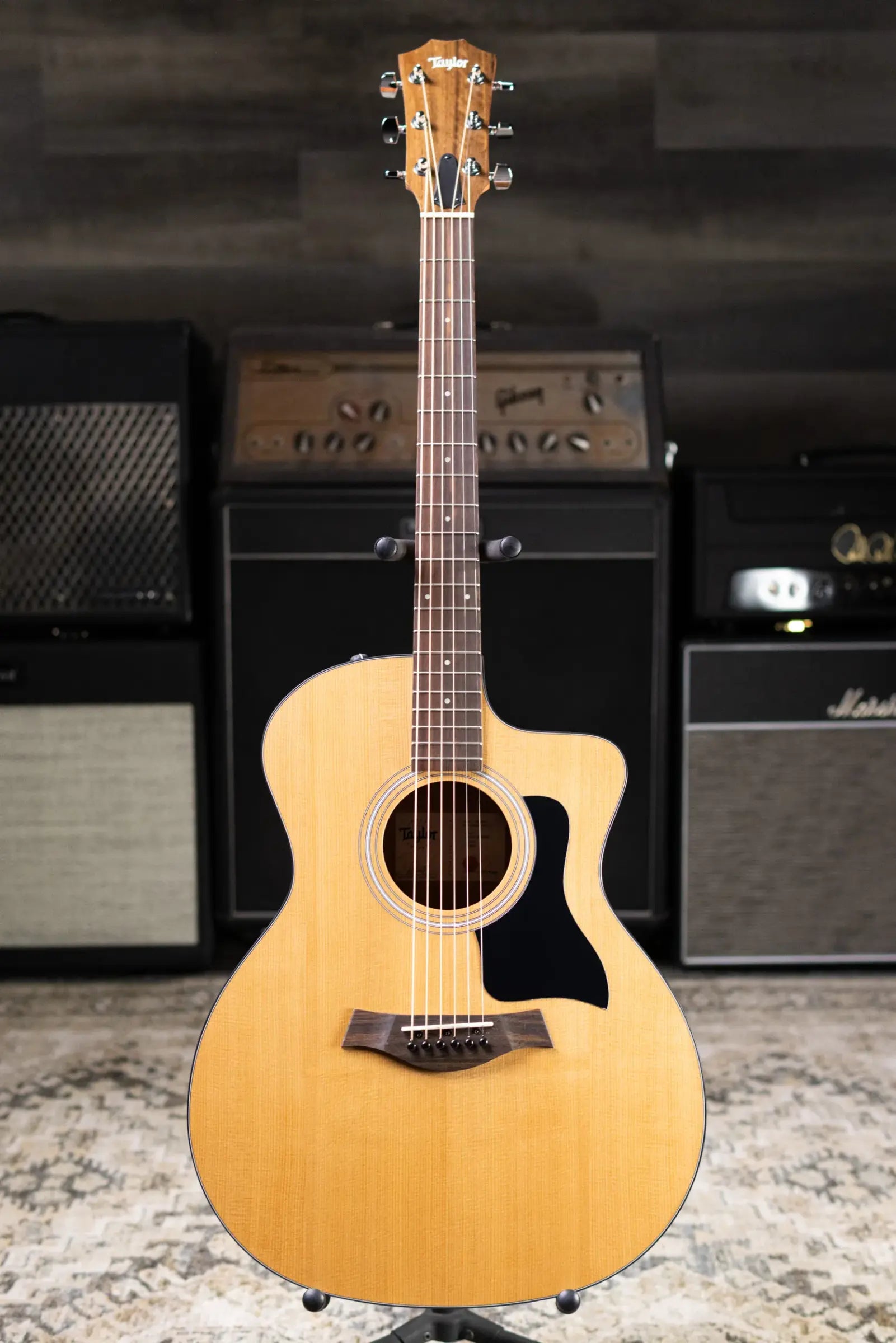 Taylor 114ce Grand Auditorium Acoustic-Electric Guitar with Structured Gig Bag