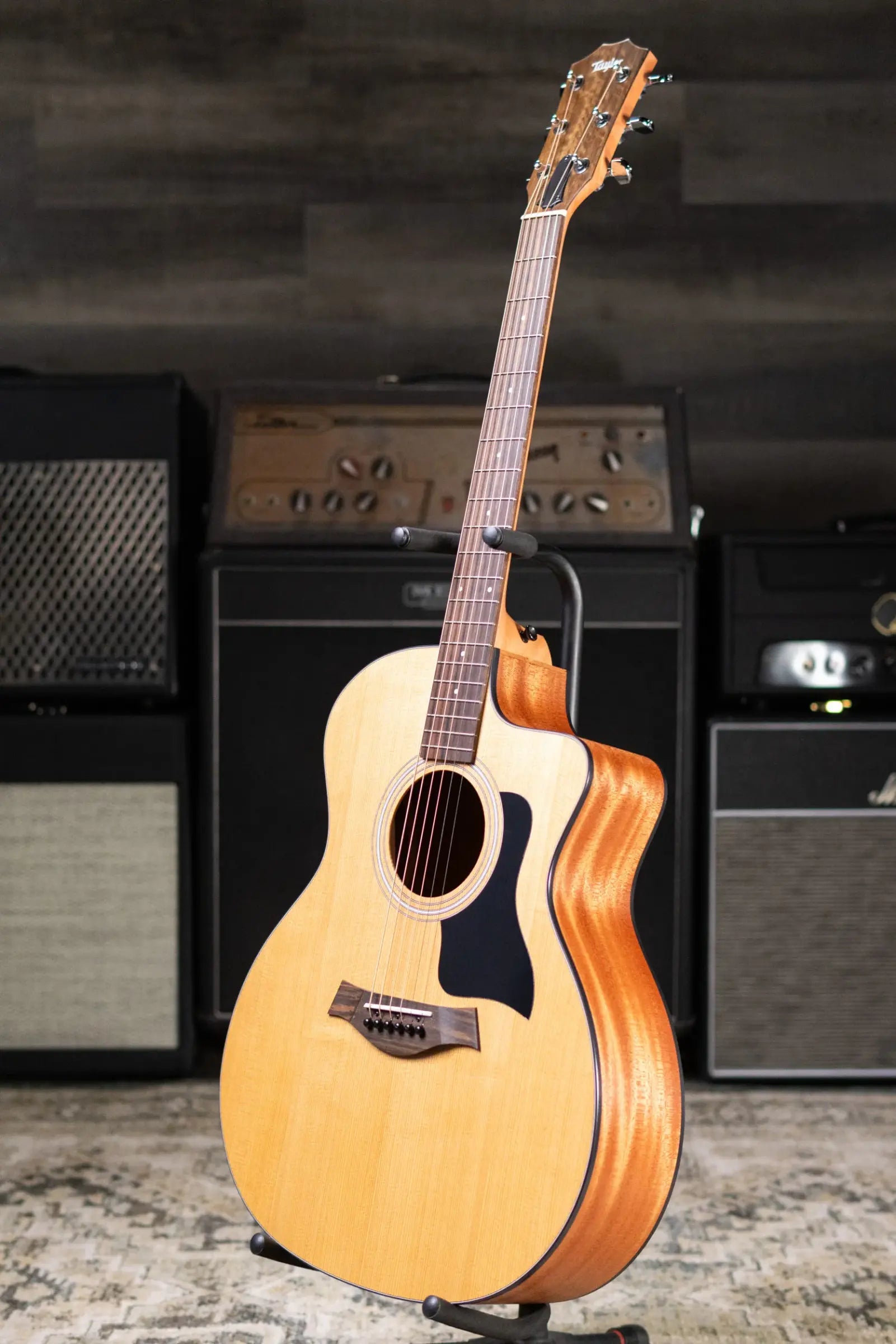 Taylor 114ce Grand Auditorium Acoustic-Electric Guitar with Structured Gig Bag