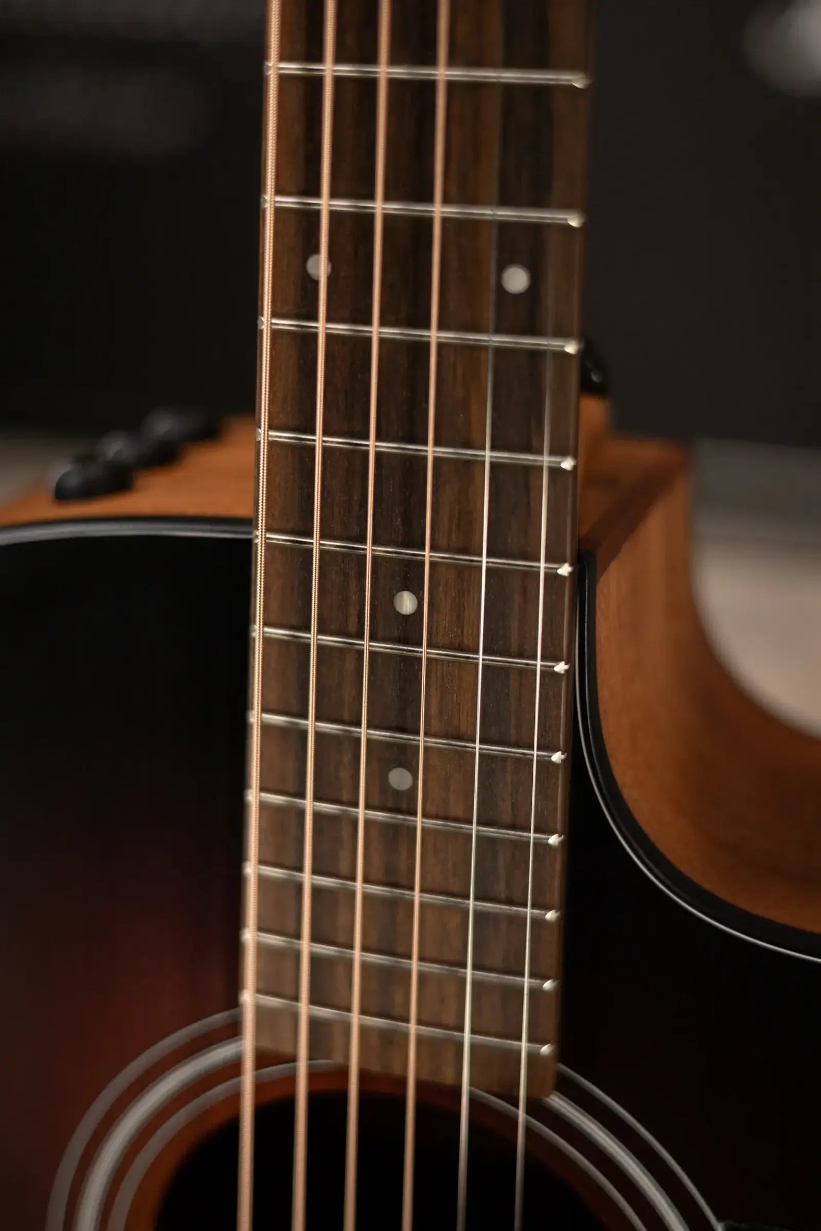 Taylor 114ce Special Edition Grand Auditorium Acoustic/Electric Guitar - Dark Tobacco Shaded Edgeburst with Gig Bag