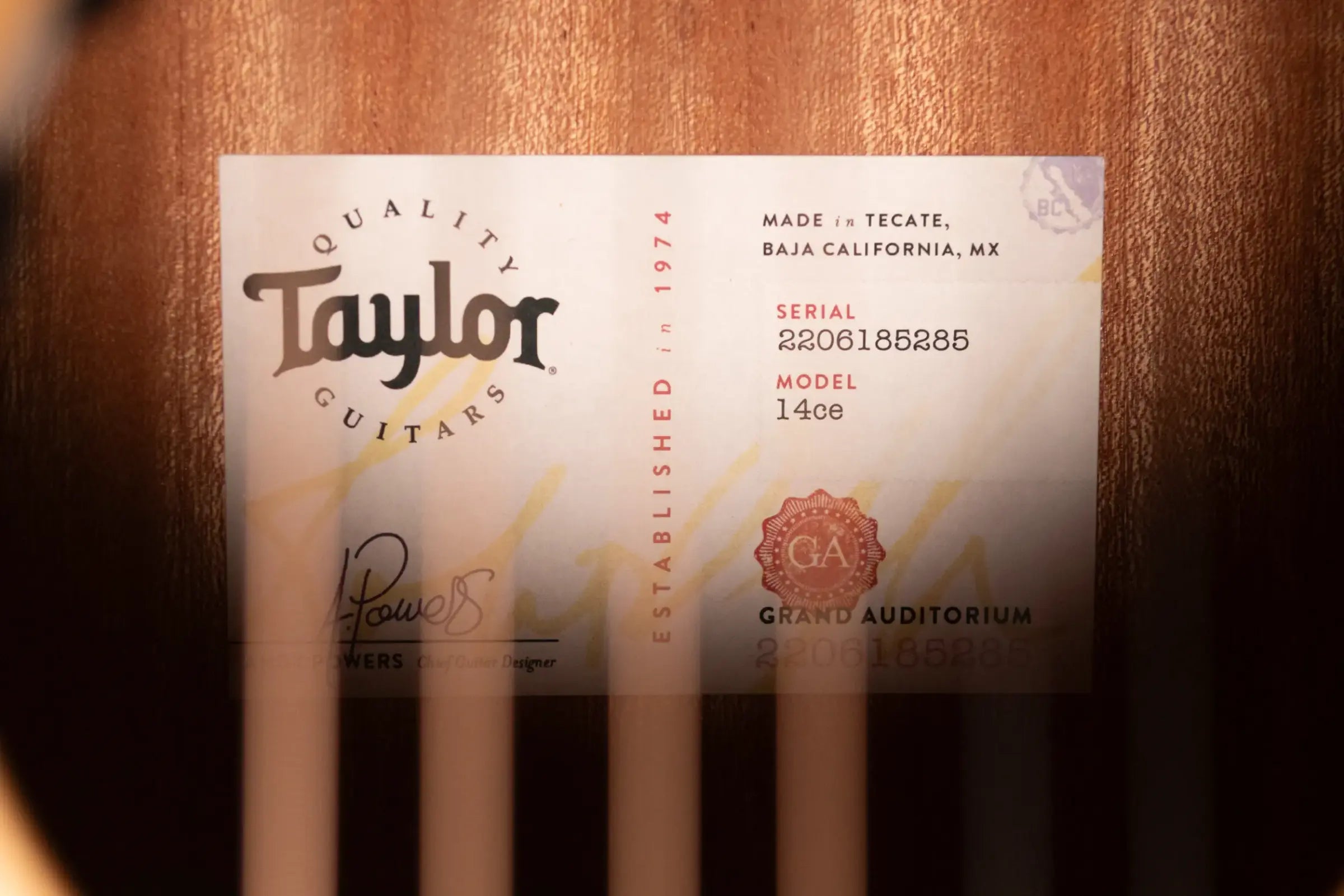 Taylor 14ce Grand Auditorium Acoustic/Electric Guitar with Gig Bag