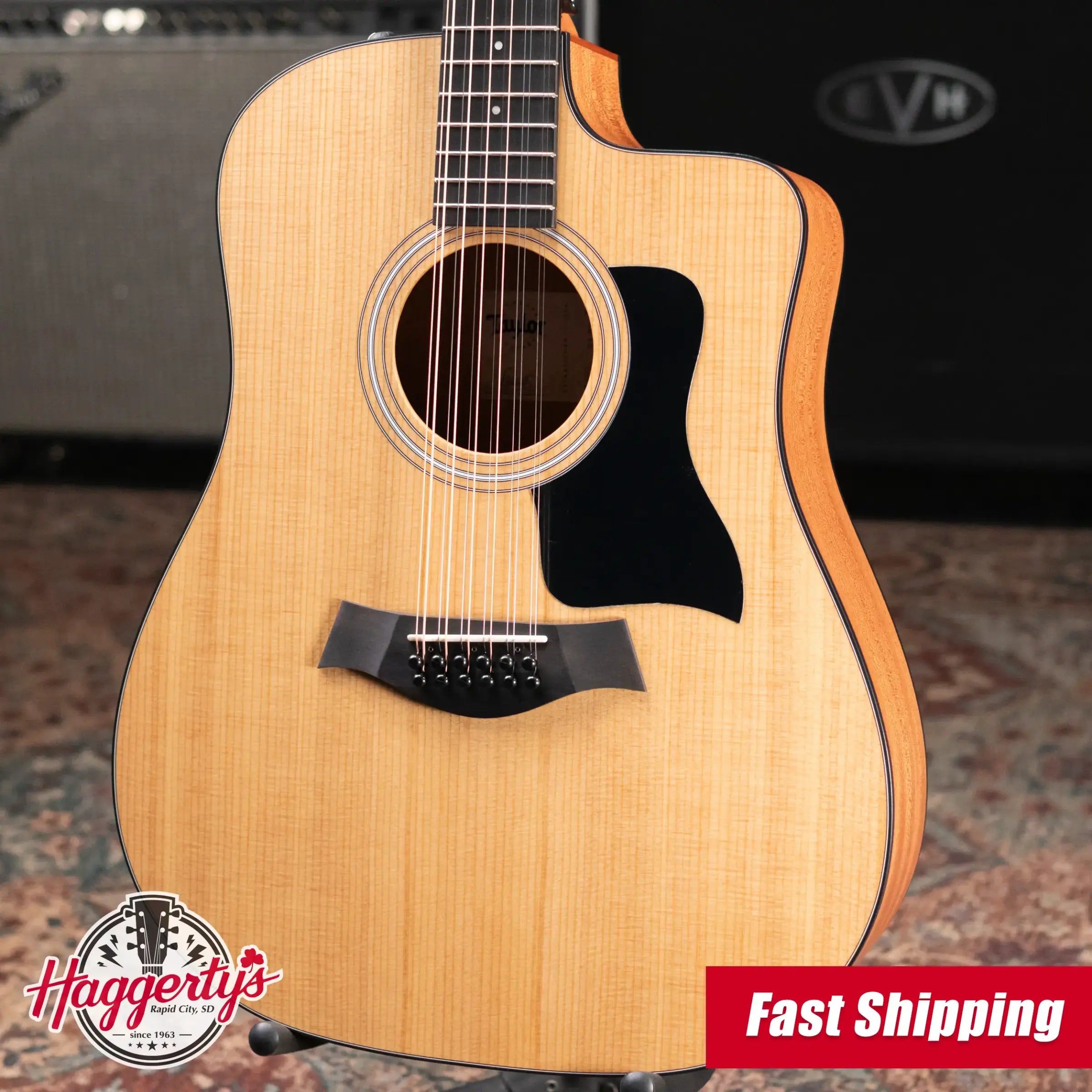 Taylor 150ce 12-String Dreadnought Acoustic/Electric Guitar with Gig Bag