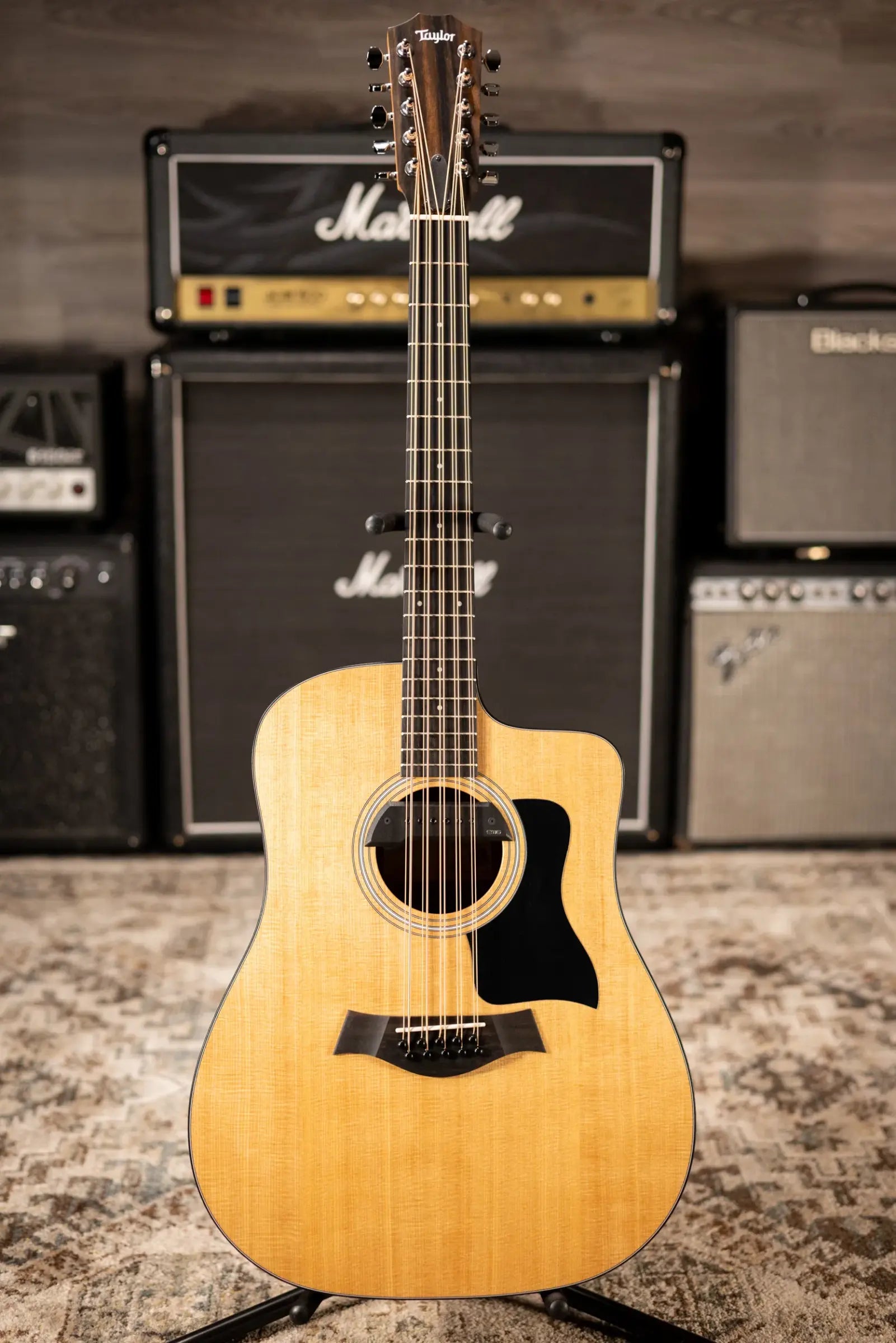 Taylor 150ce Bajo Quinto Acoustic/Electric Guitar - Sapele/Spruce with Gig Bag