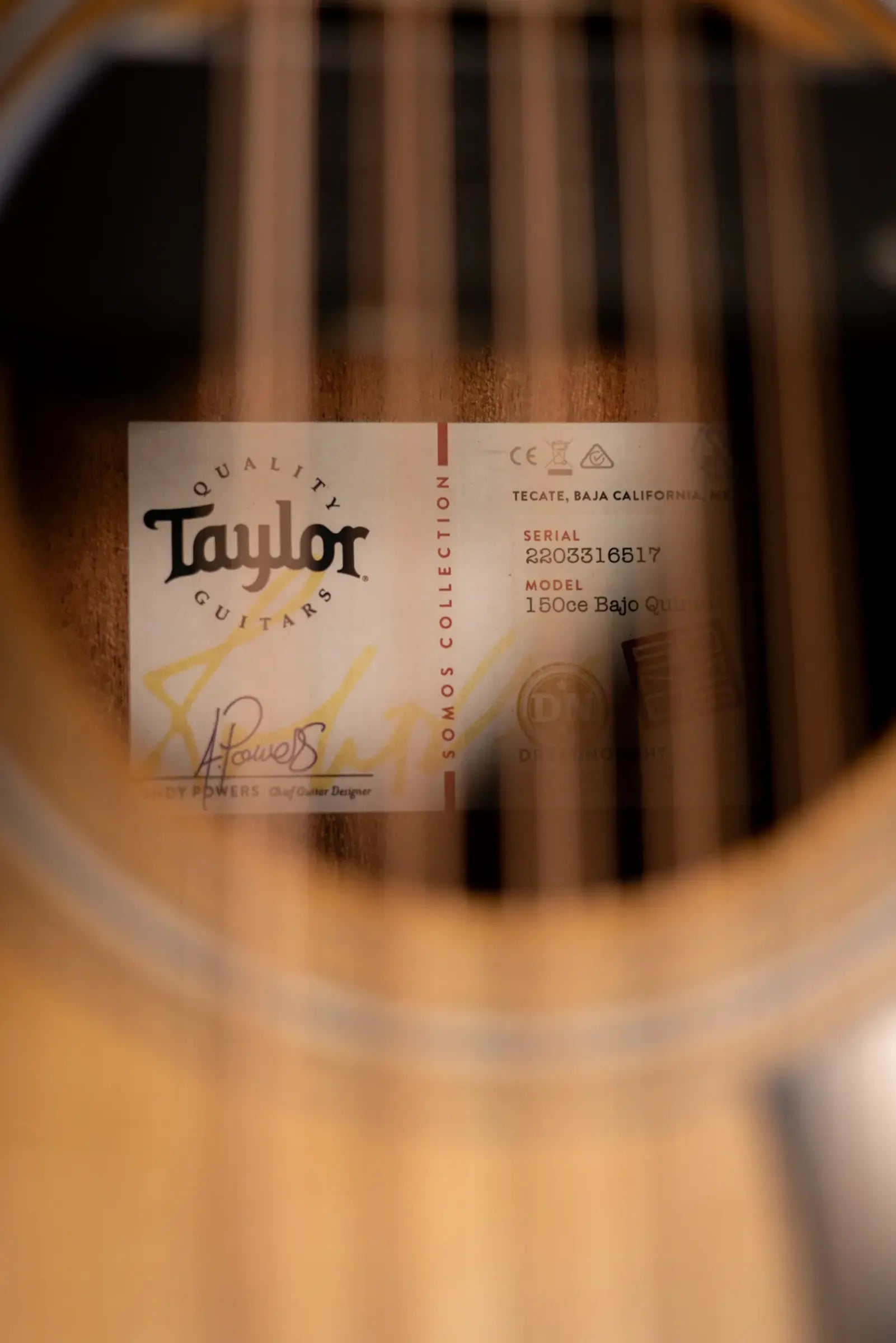 Taylor 150ce Bajo Quinto Acoustic/Electric Guitar - Sapele/Spruce with Gig Bag