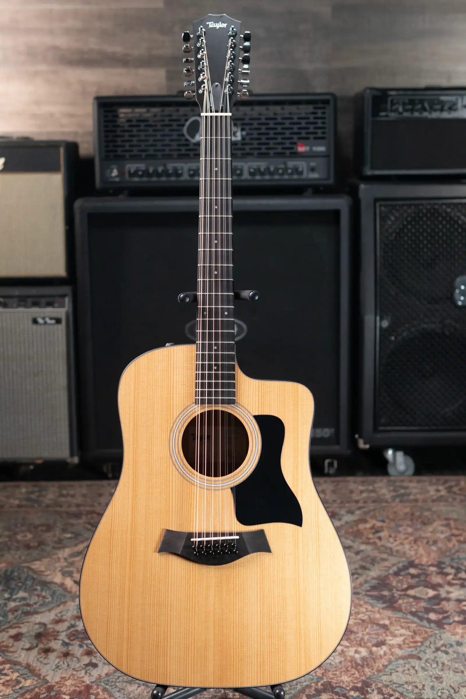 Taylor 150ce Dreadnought 12-String Acoustic/Electric Guitar with Gig Bag