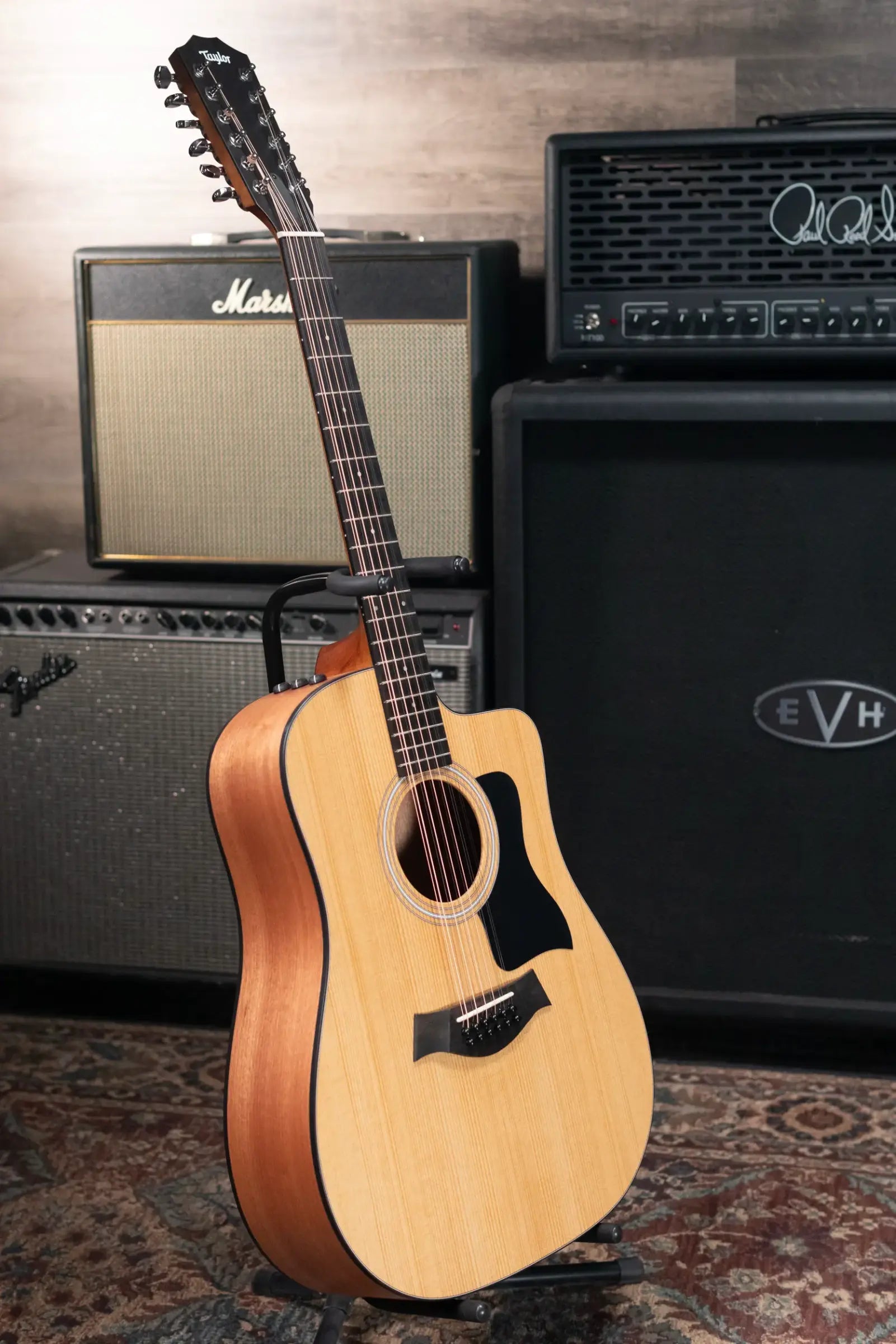 Taylor 150ce Dreadnought 12-String Acoustic/Electric Guitar with Gig Bag