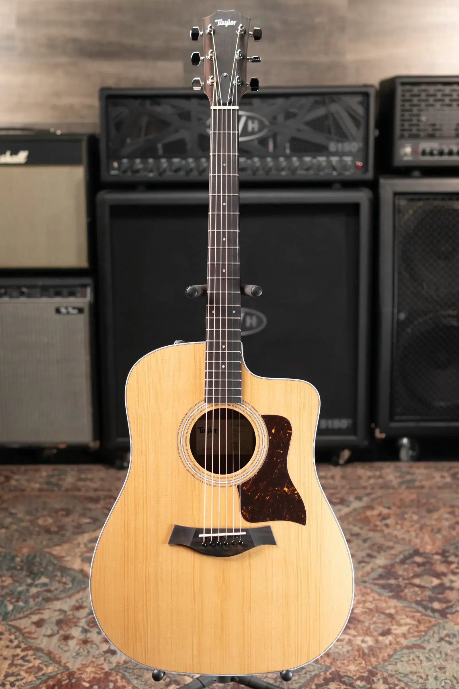 Taylor 210ce Dreadnought Acoustic/Electric Guitar with Gig Bag - Floor Demo