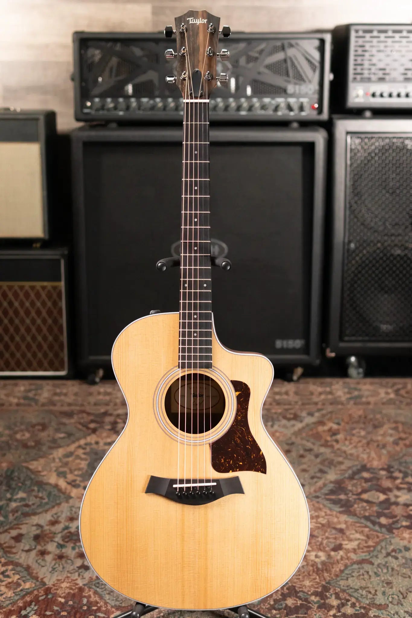 Taylor 212ce Grand Concert Acoustic/Electric Guitar with Gig Bag