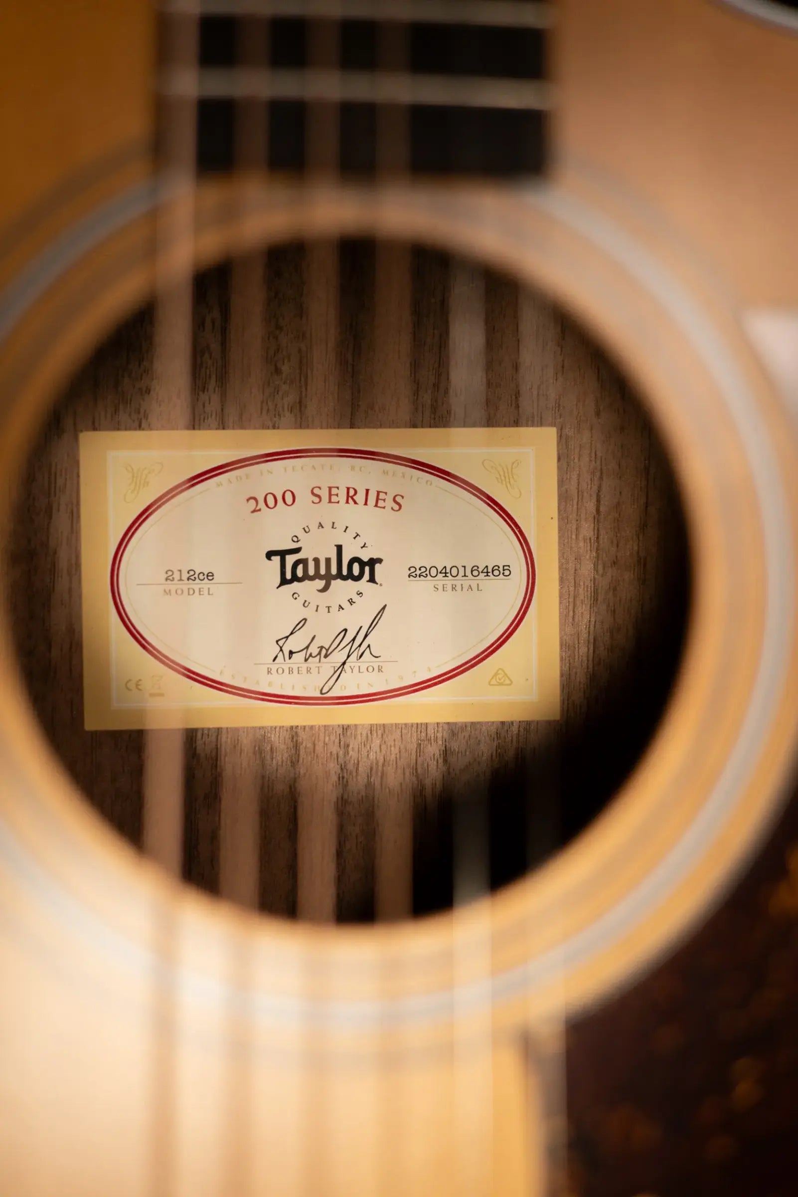 Taylor 212ce Grand Concert Acoustic/Electric Guitar with Gig Bag